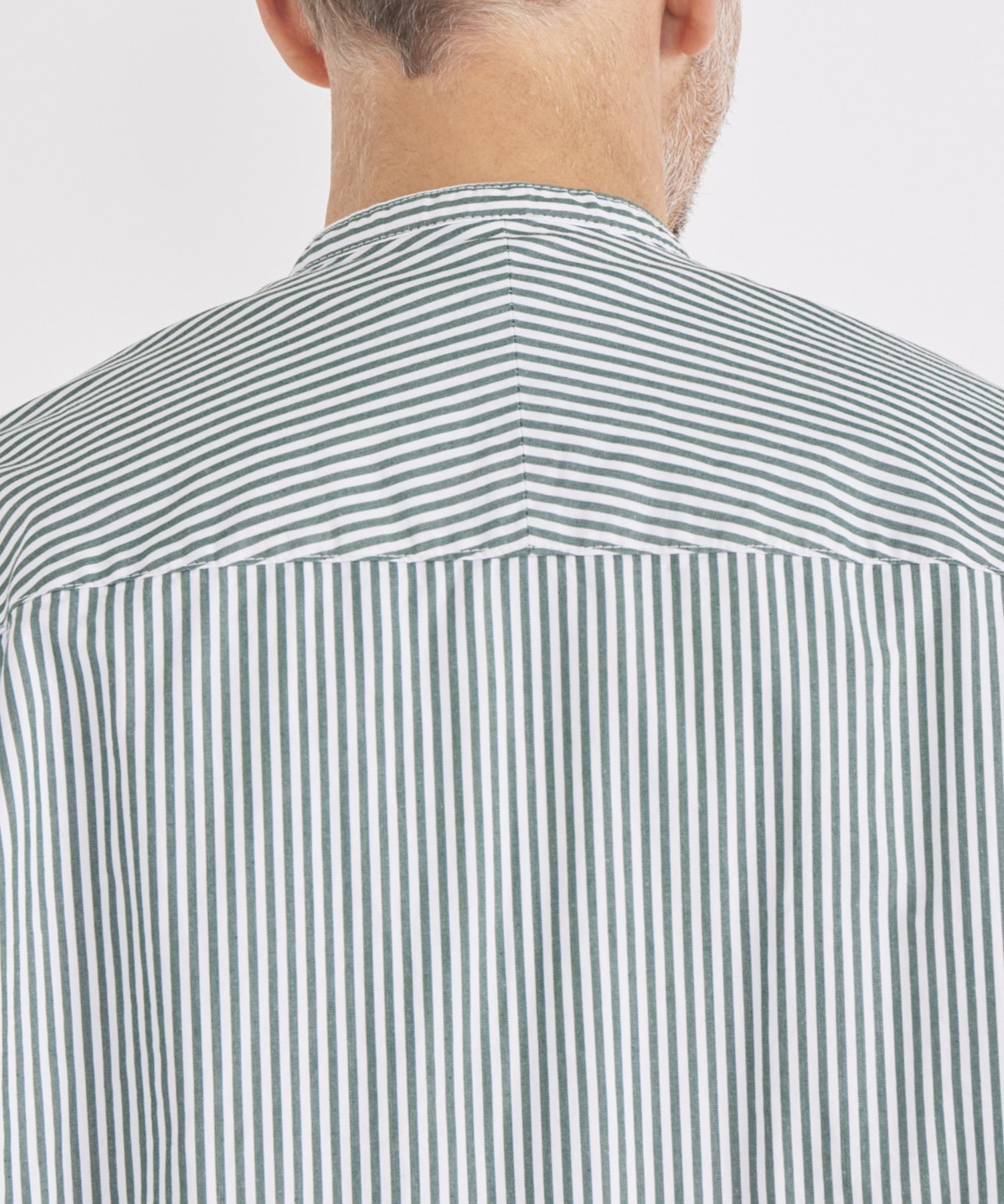 HIGH DENSITY OX STAND COLLAR SS SHIRTS Maison MIHARA YASUHIRO