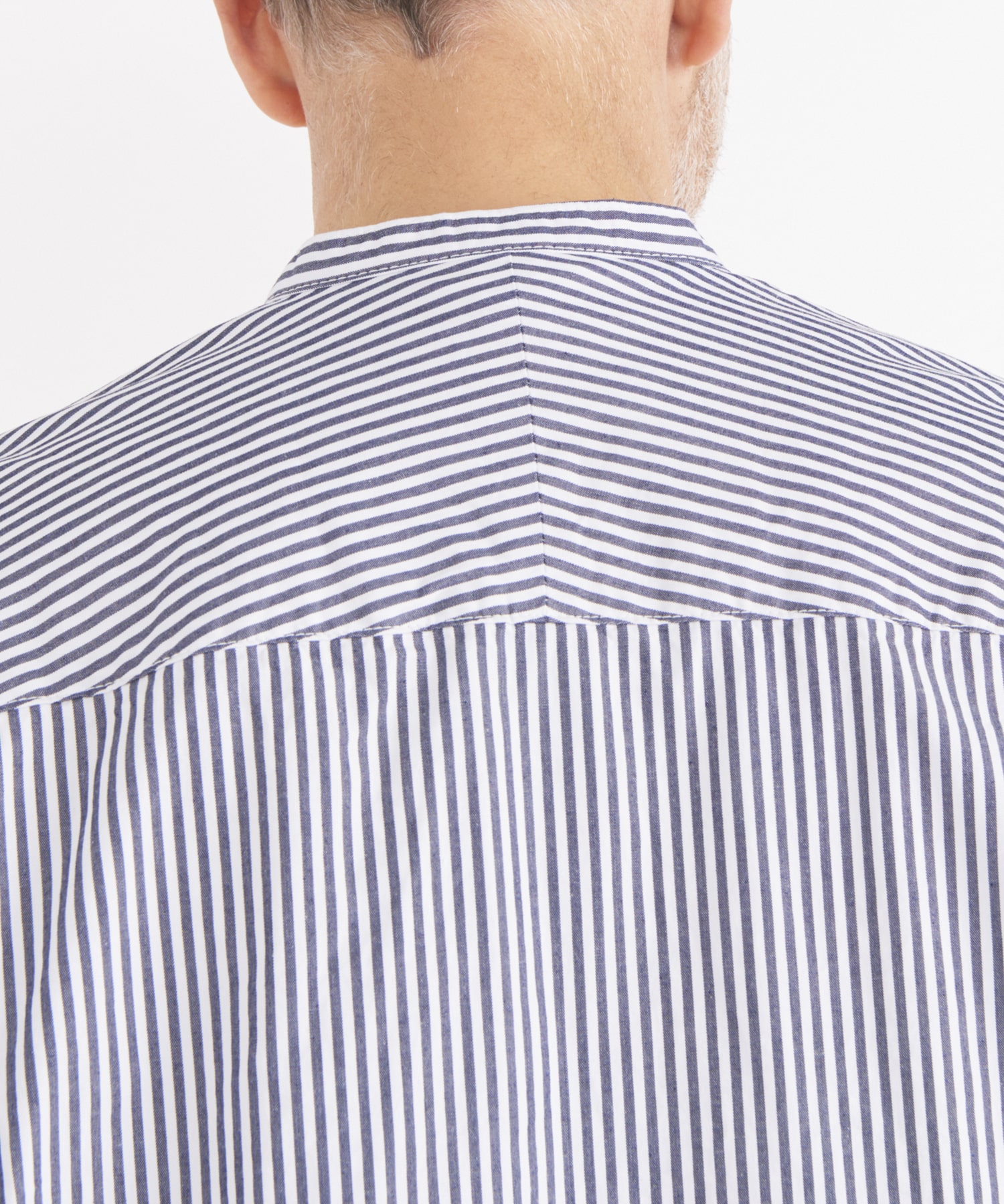 HIGH DENSITY OX STAND COLLAR SS SHIRTS Maison MIHARA YASUHIRO
