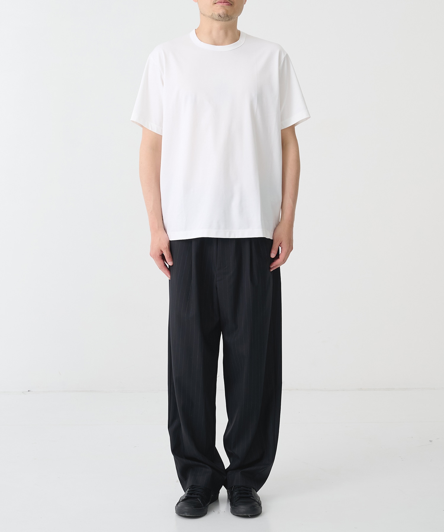 もう、焦らない。汚れにくい」SOLOTEX Jersey S/S T-Shirts(44 WHITE