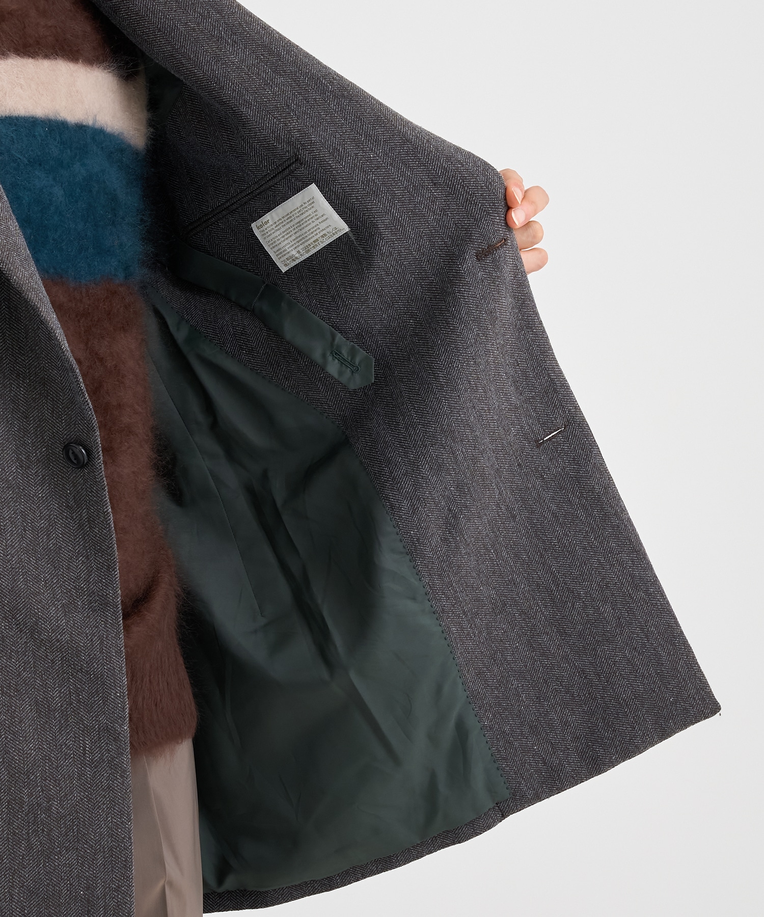 25WCM-J02105 TWEED JACKET kolor