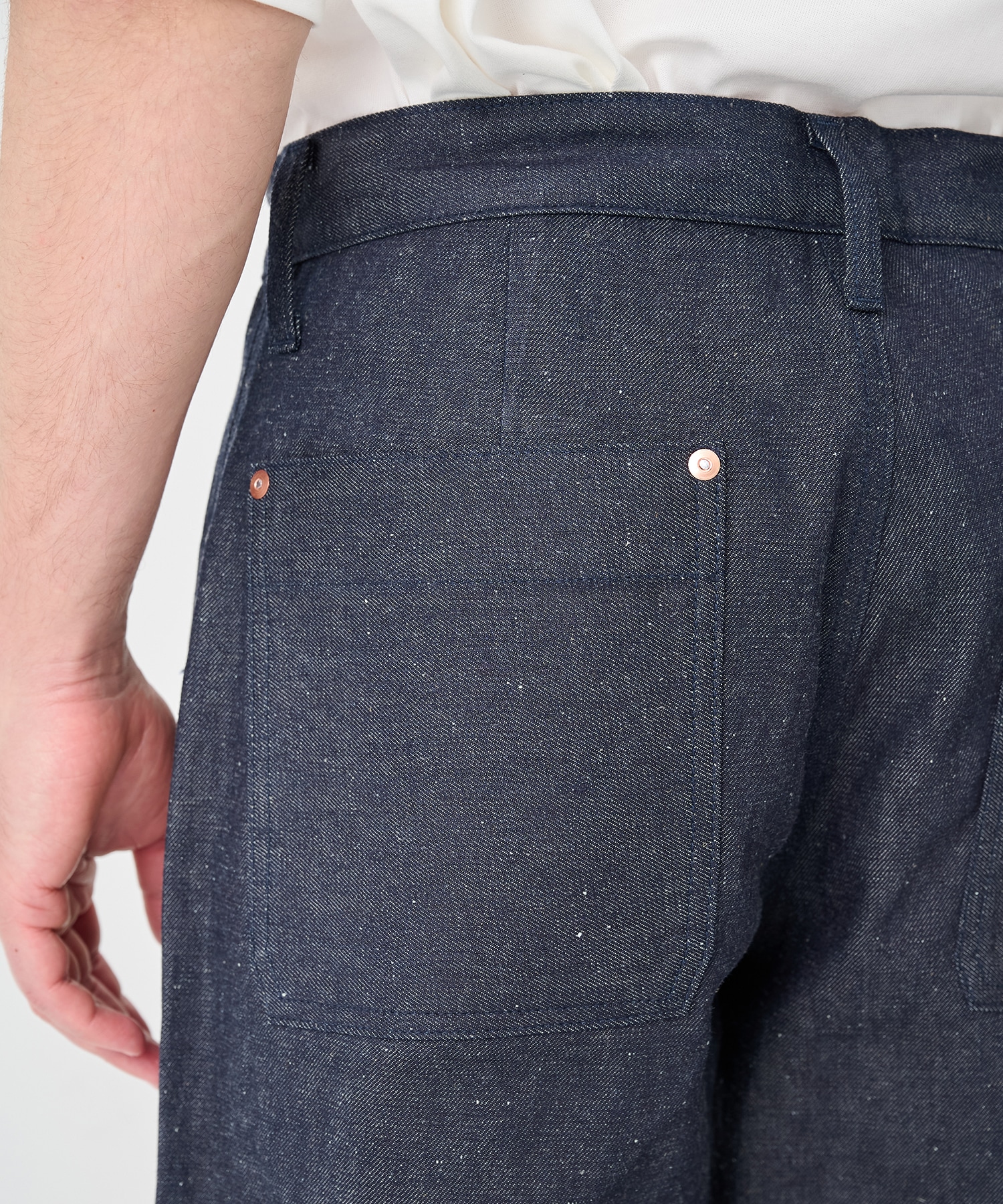 別注NEW CLASSIC WORK JEANS INDIGO LINEN TANAKA