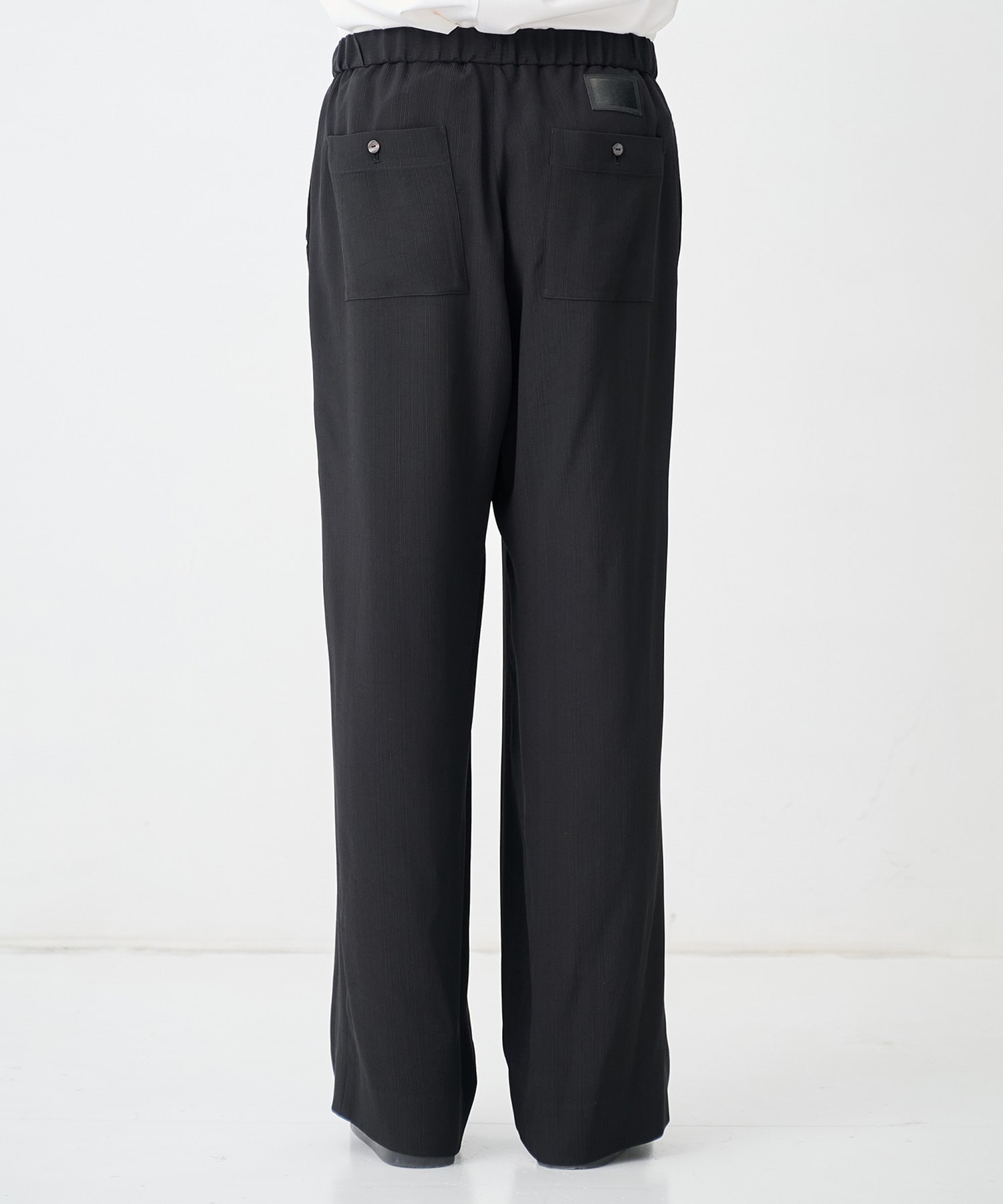 SILK α Pleats Summer Easy Pants SILK α