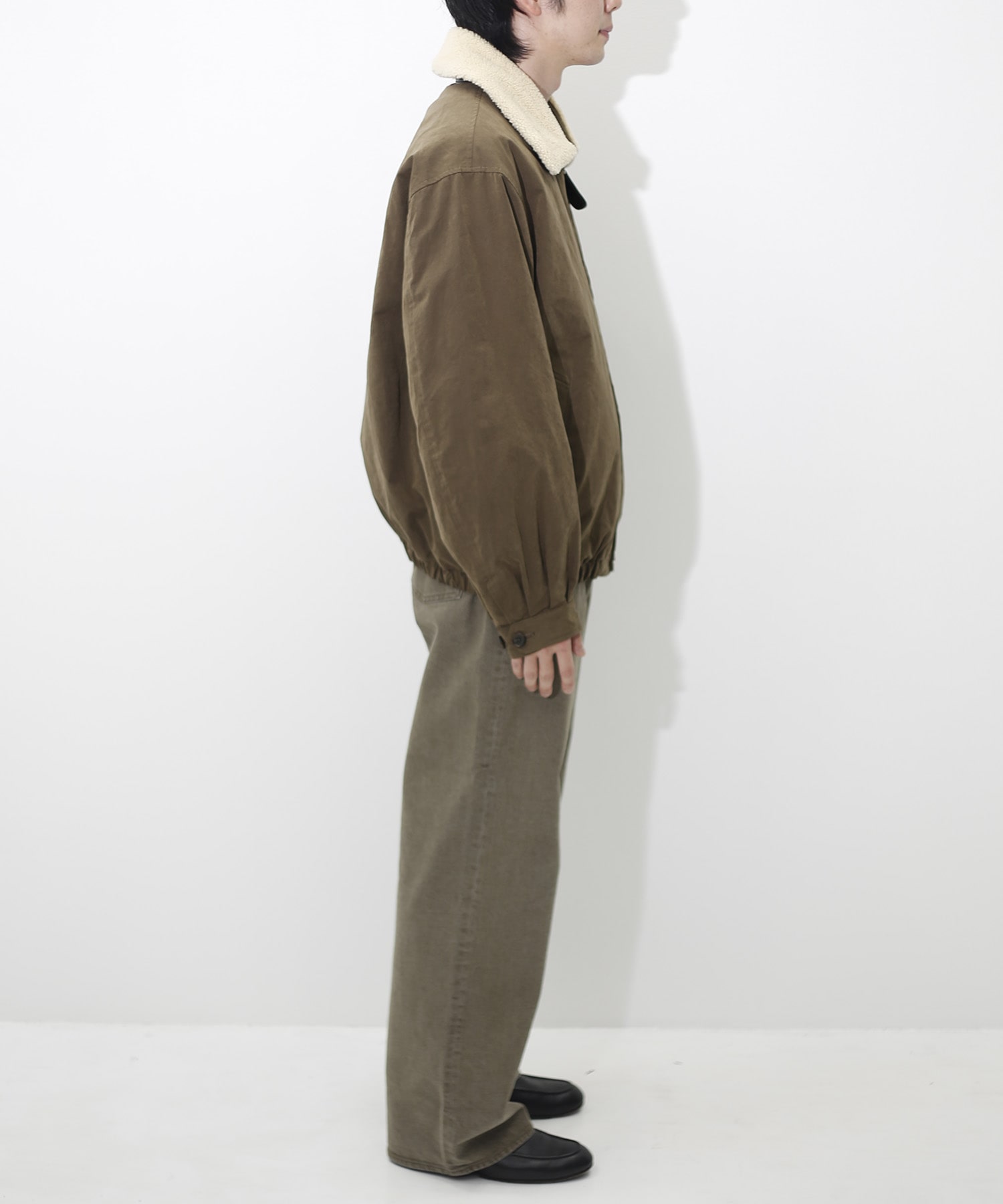 【シュタイン】ST.1576 DETATCHABLE COLLAR RESIN-FINISH COTTON JACKET ssstein