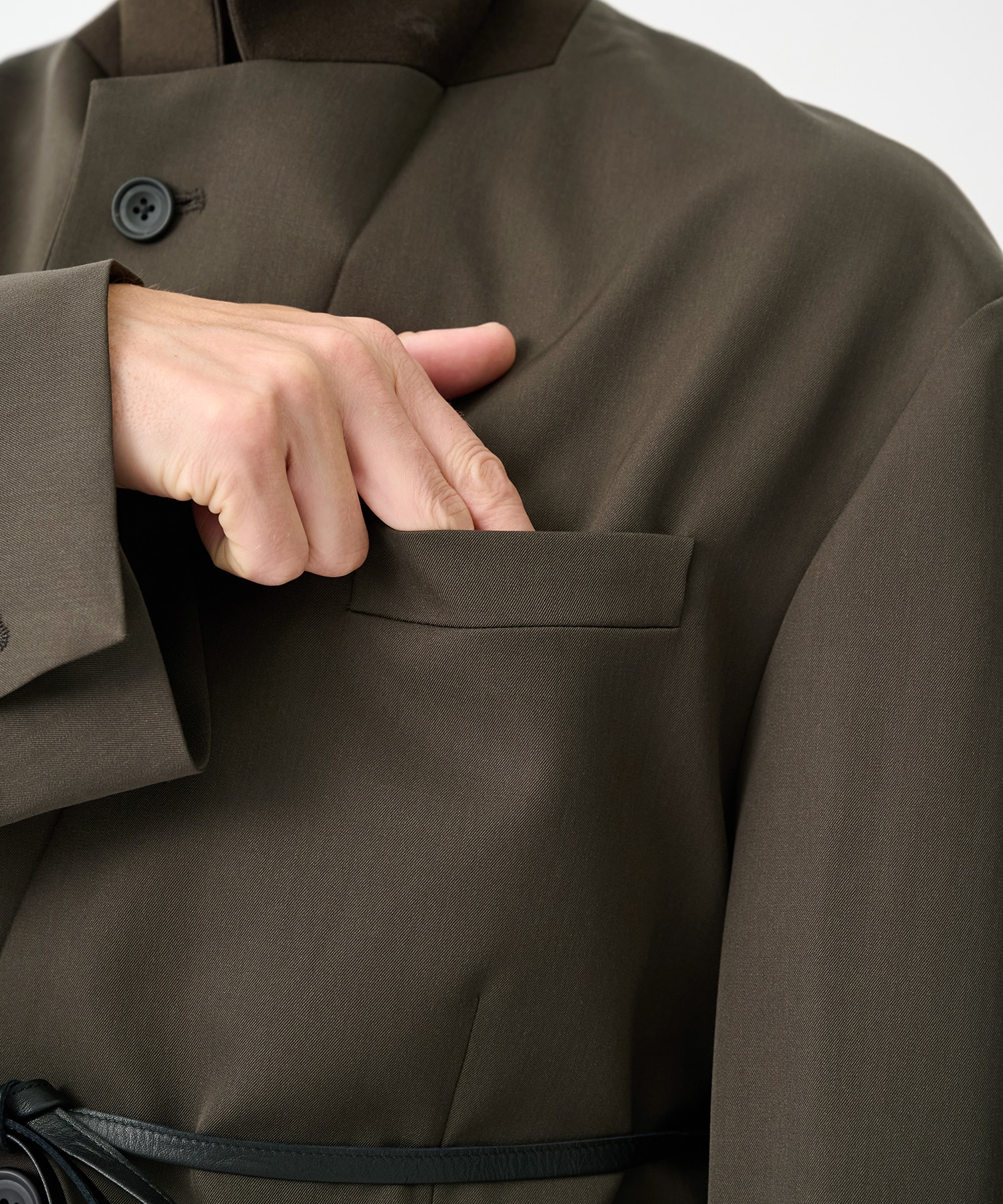 【シュタイン】ST.1588 OVERSIZED SINGLE BREASTED LONG JACKET ssstein