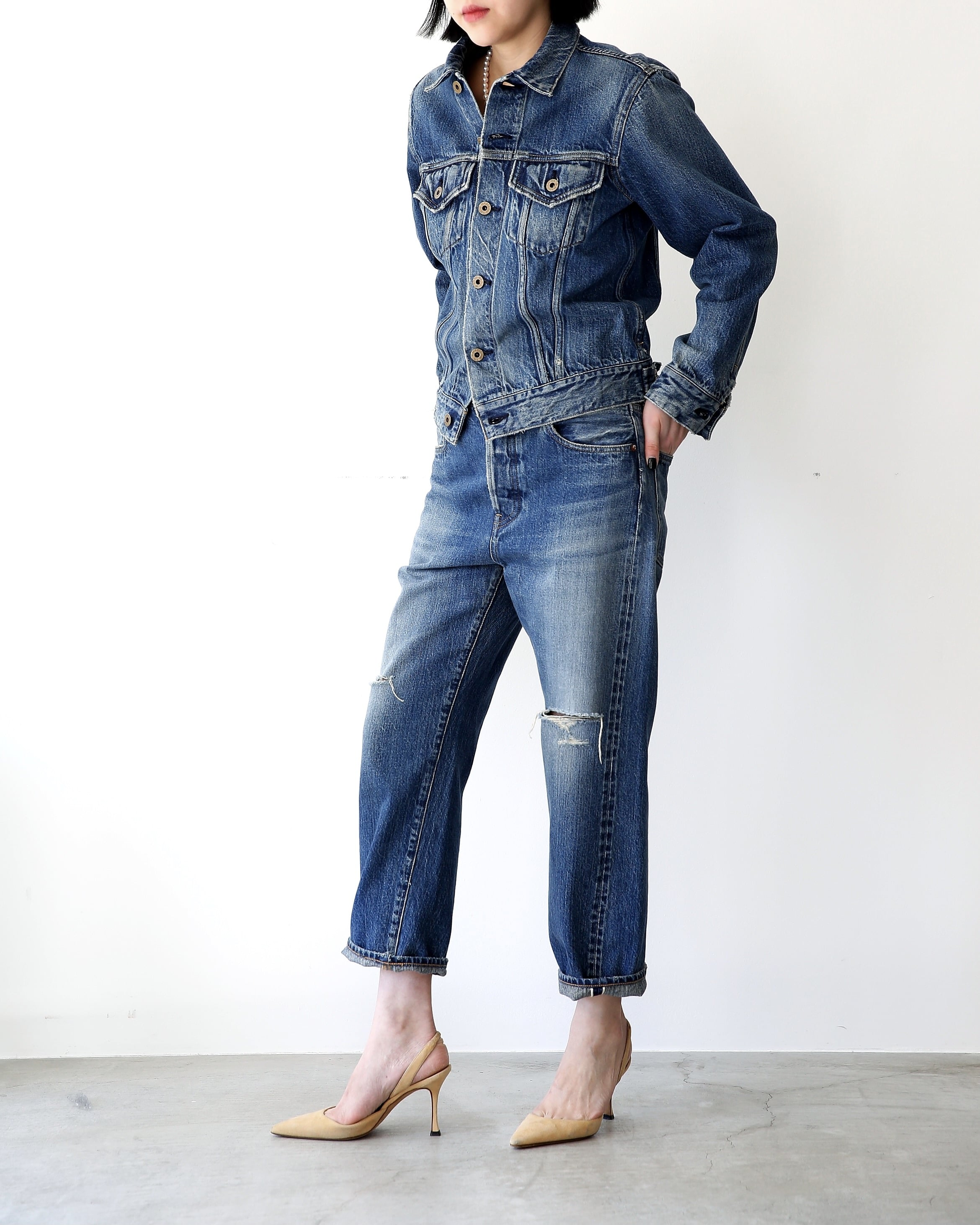 BOYS CRASHED TAPERED PT DENIM MADISONBLUE