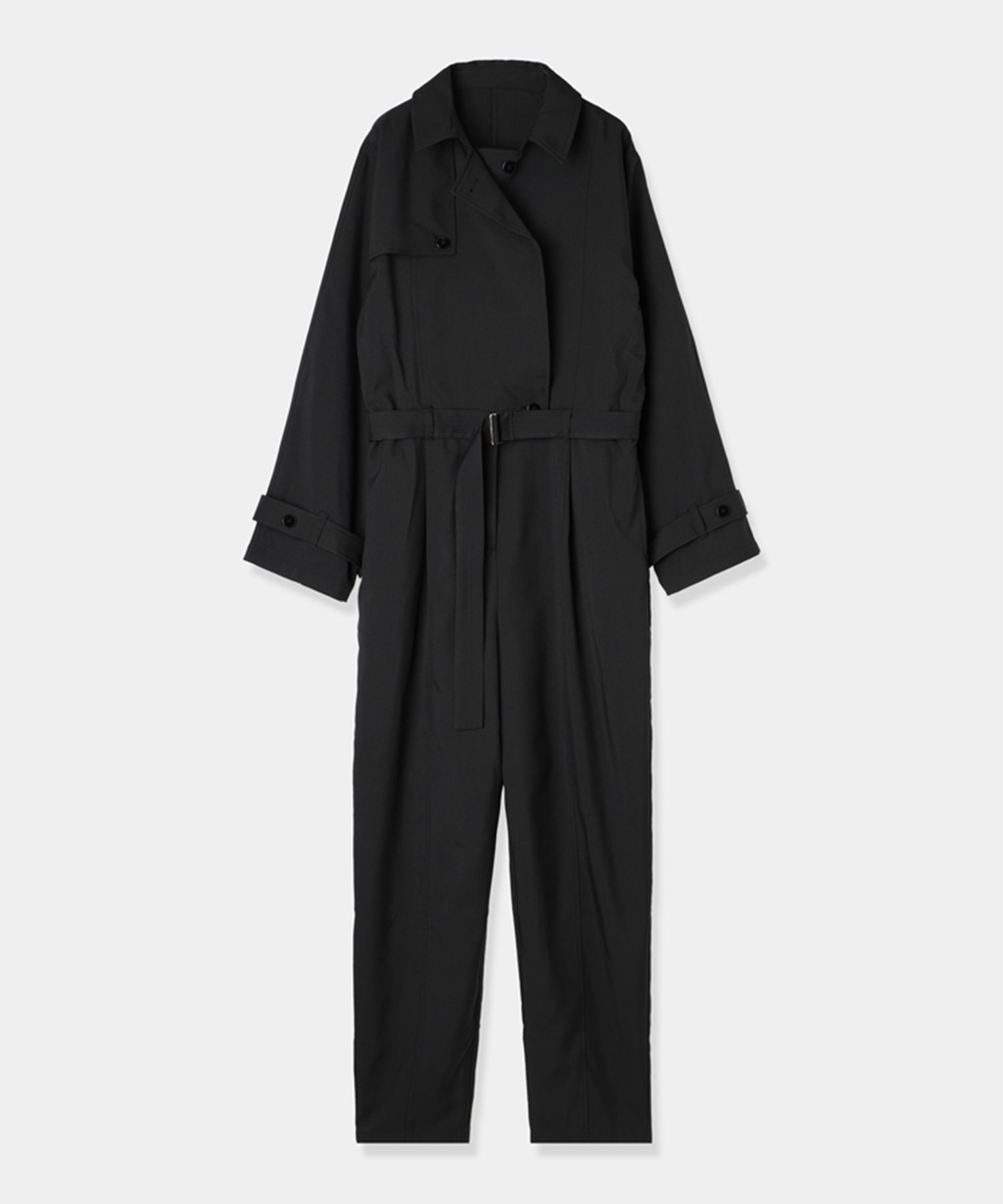 trench collar jumpsuit Louren