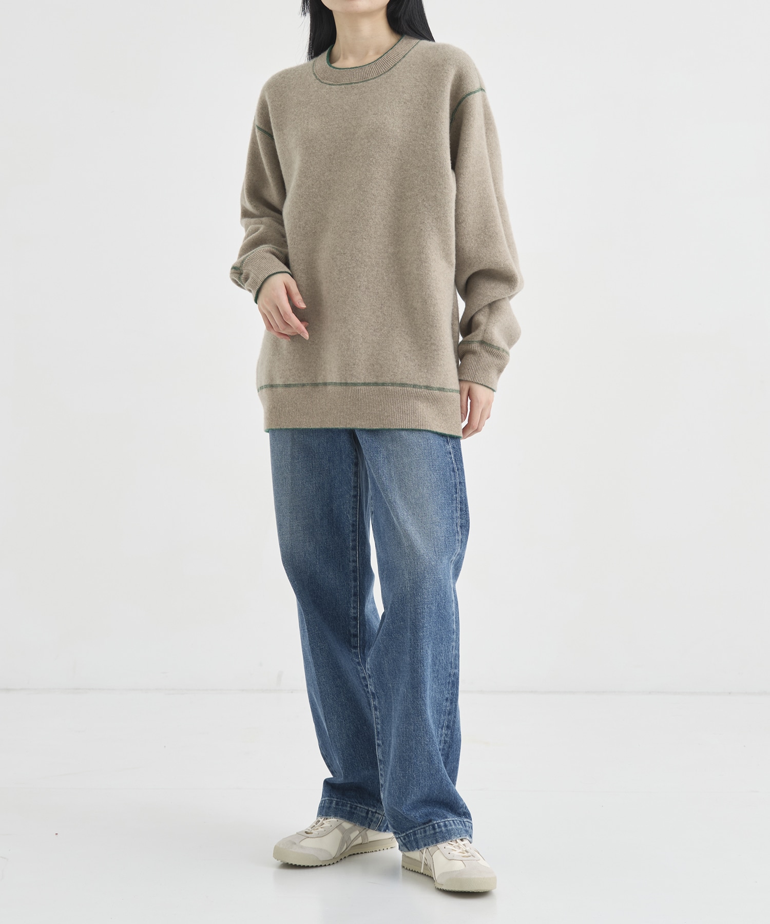 CASHMERE REVERSIBLE PULLOVER THE TOKYO