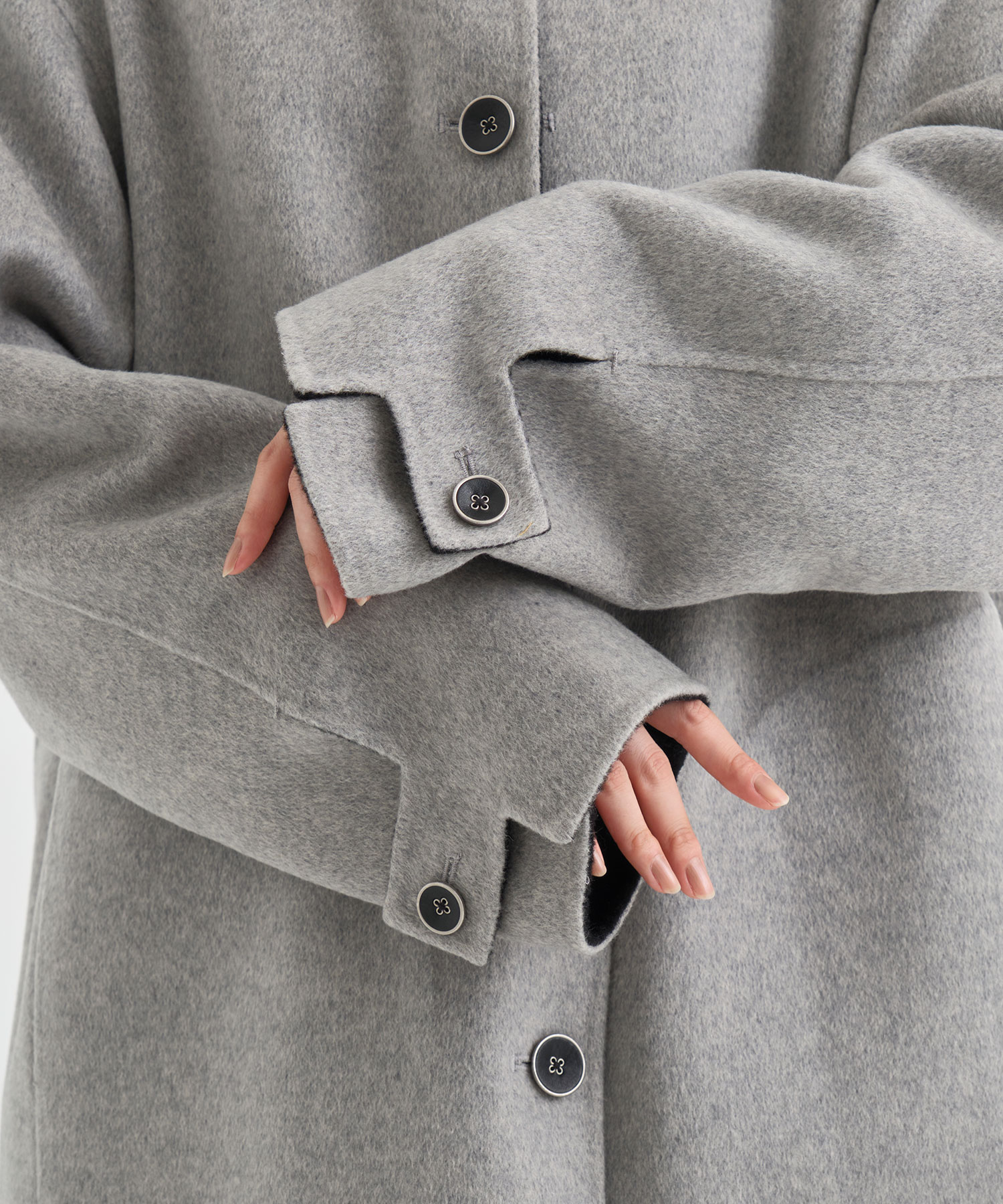 CASHMERE REVERSIBLE SHORT COAT THE TOKYO