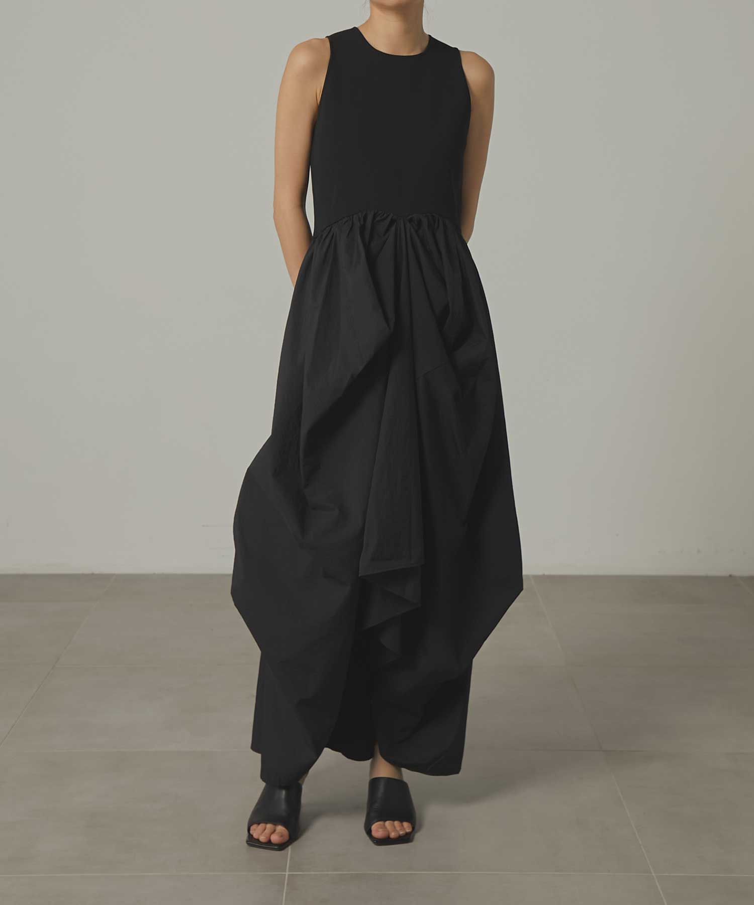 別注 docking coccon dress Louren