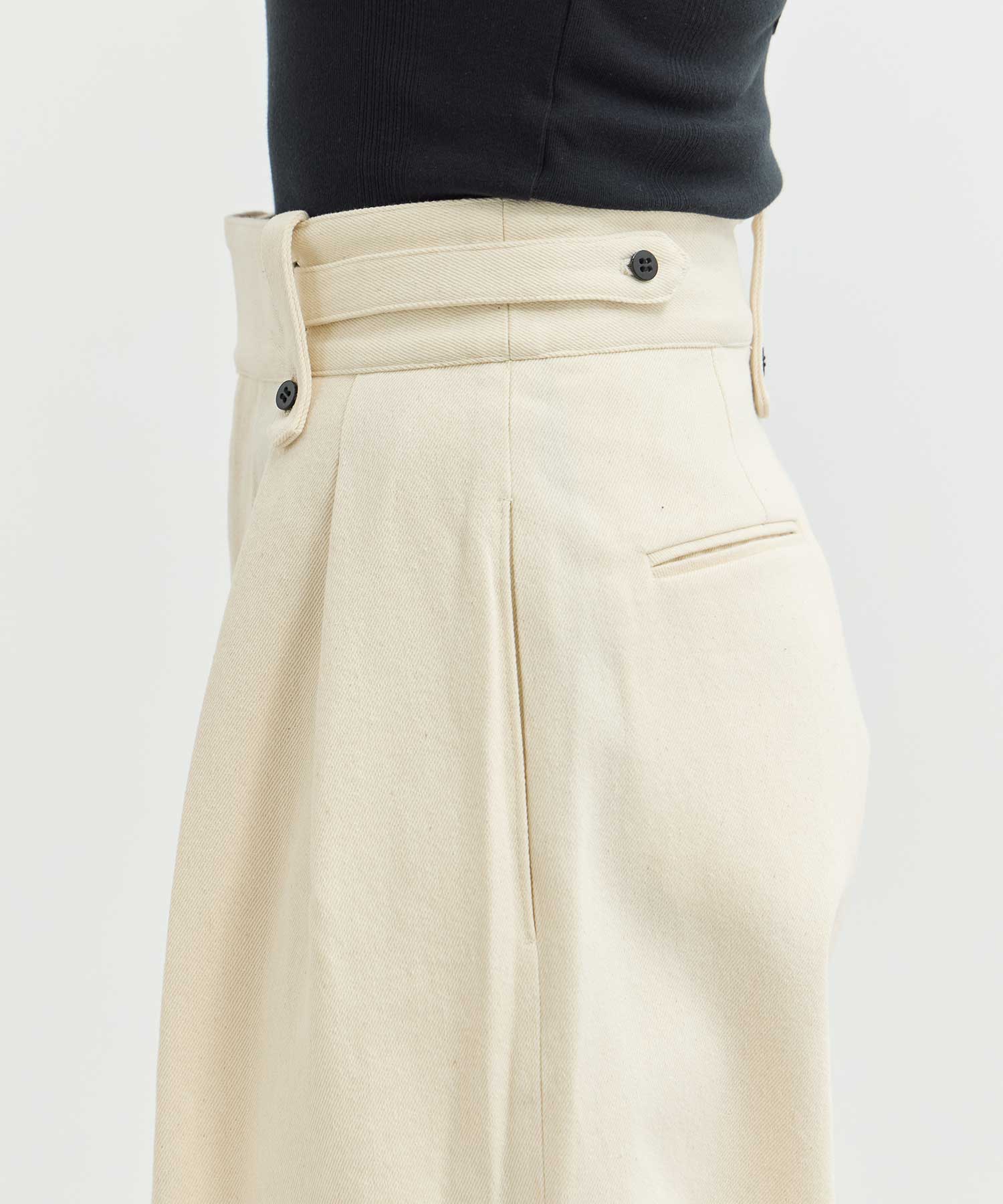 slab cotton cocoon pants Louren