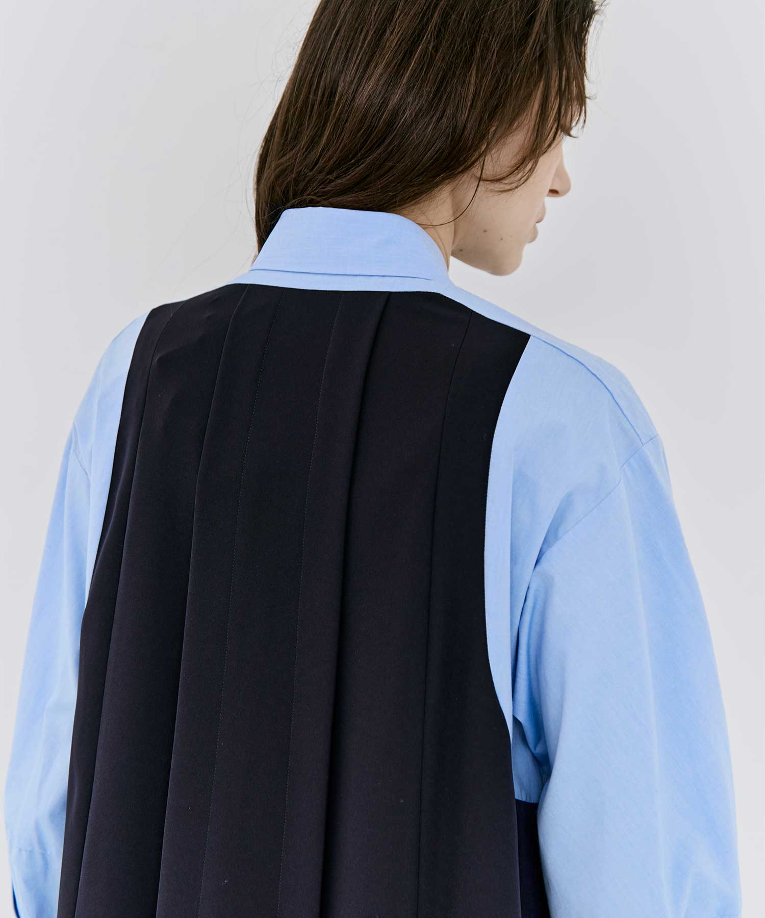 PANEL-HEM PULLOVER ENFOLD