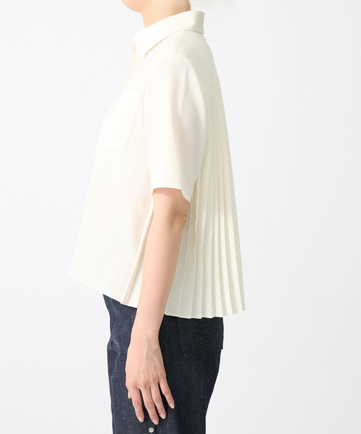 別注 Back pleats blouse EZUMi