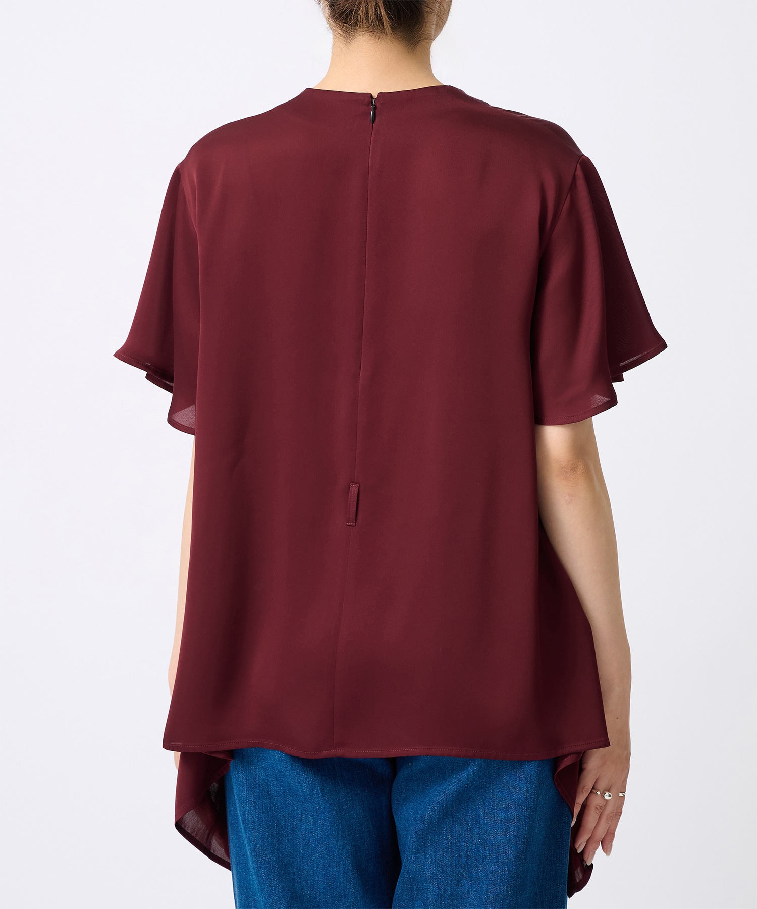 Satin Half Sleeve Blouse THE TOKYO