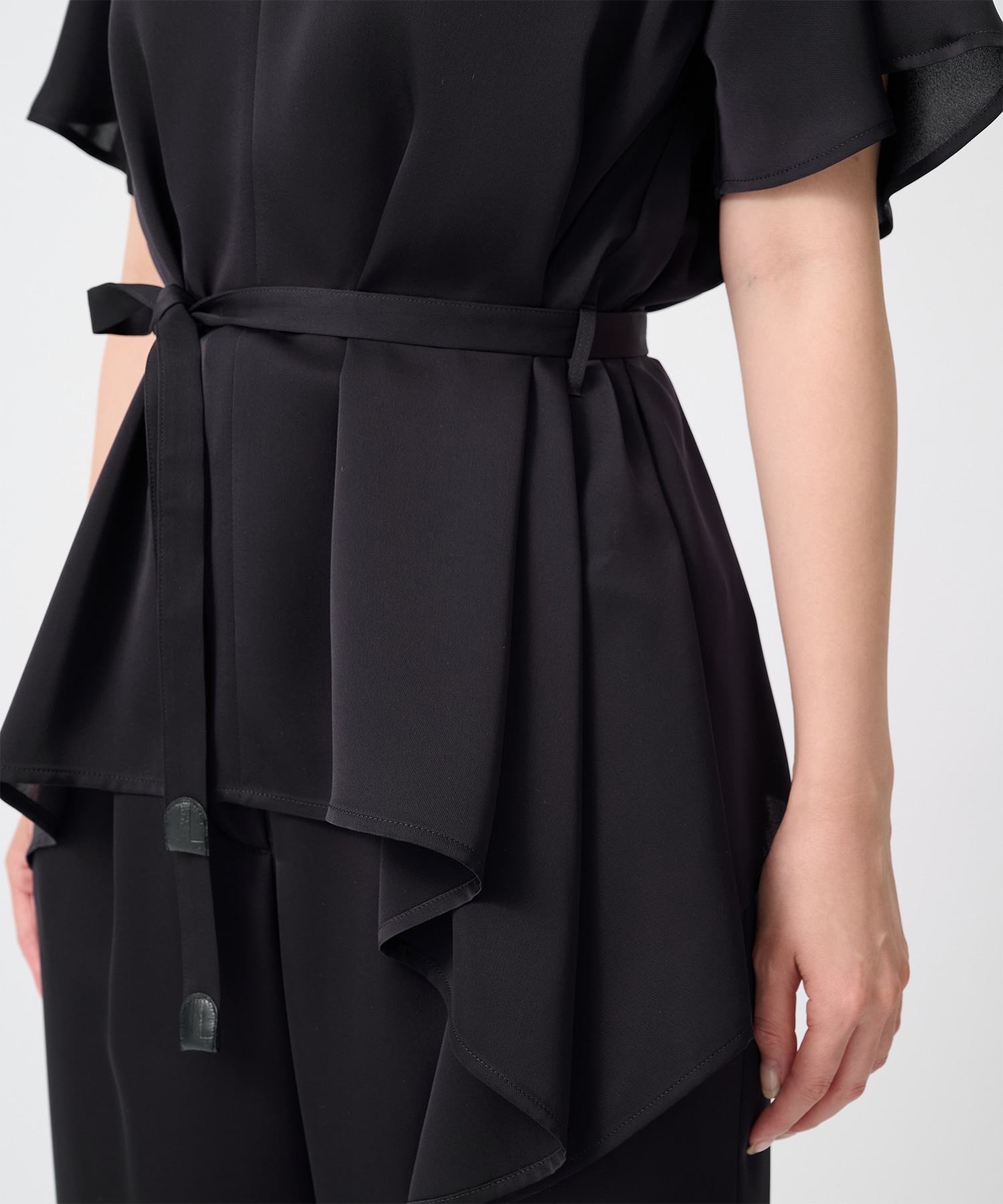 Satin Half Sleeve Blouse THE TOKYO