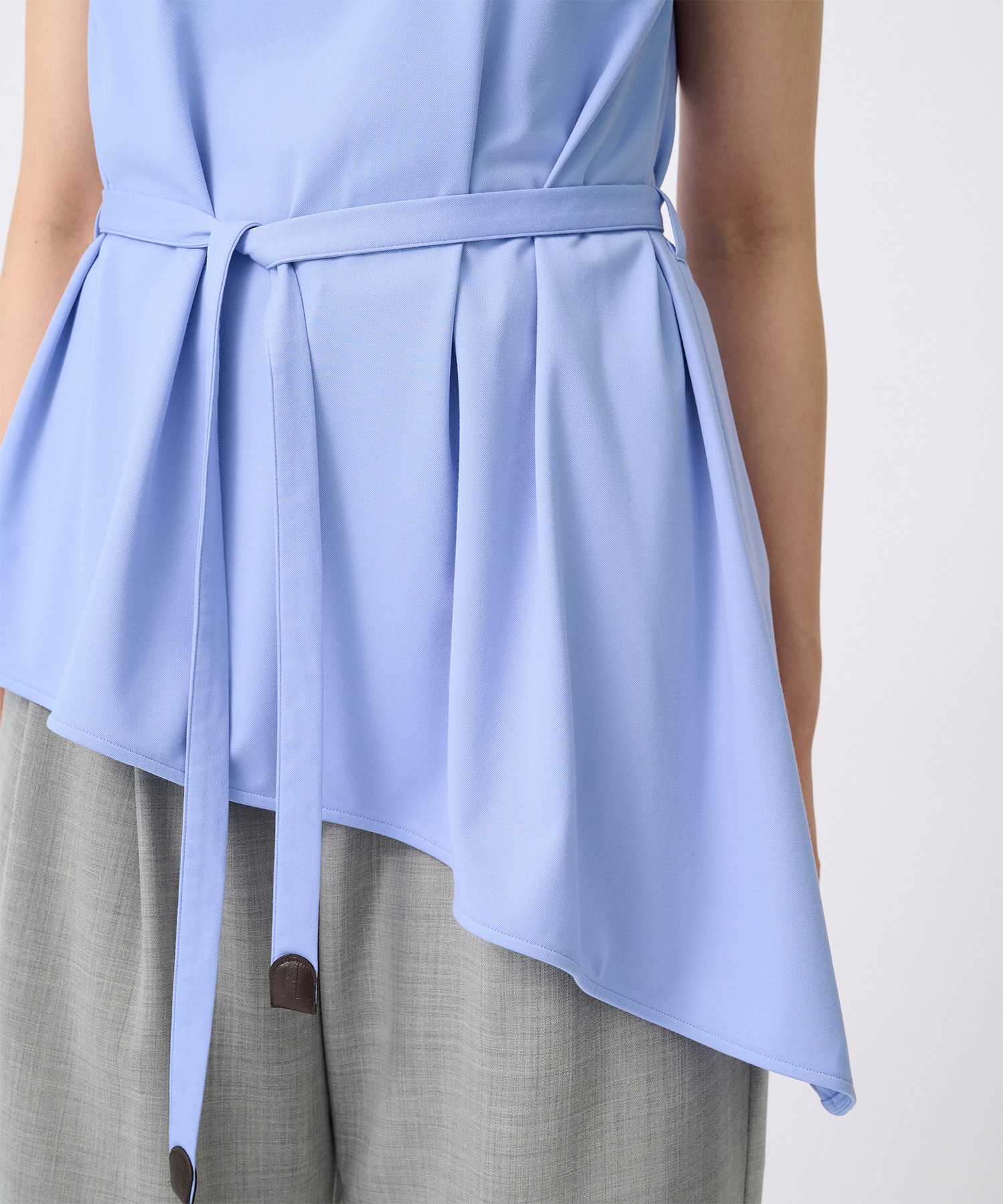 French Sleeve Asymmetry Tops THE TOKYO