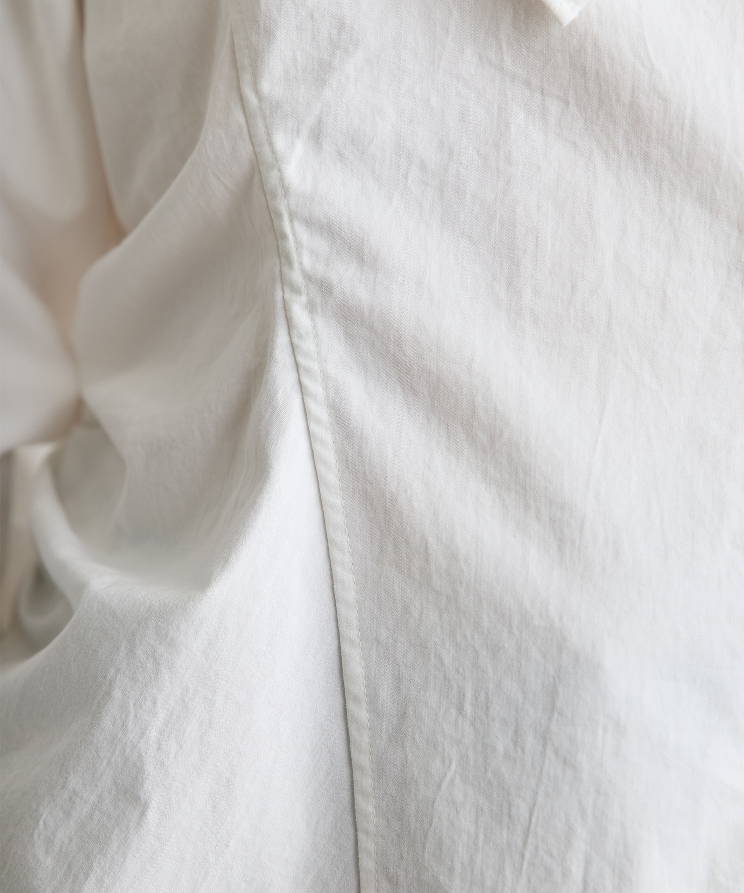 ORGANIC COTTON SCARF COLLAR BLOUSE FETICO