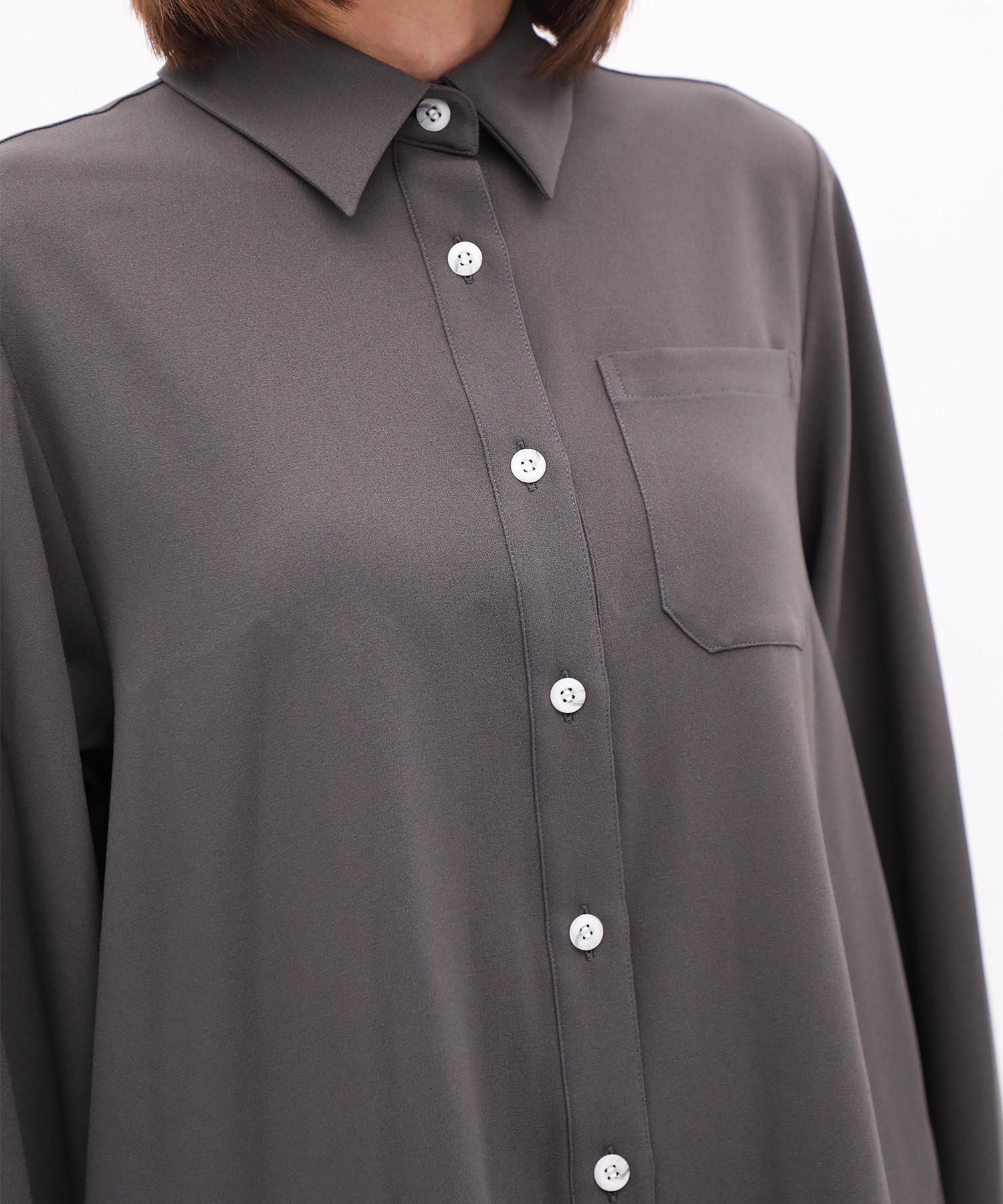 別注 Back Pleats L/S Shirt EZUMi