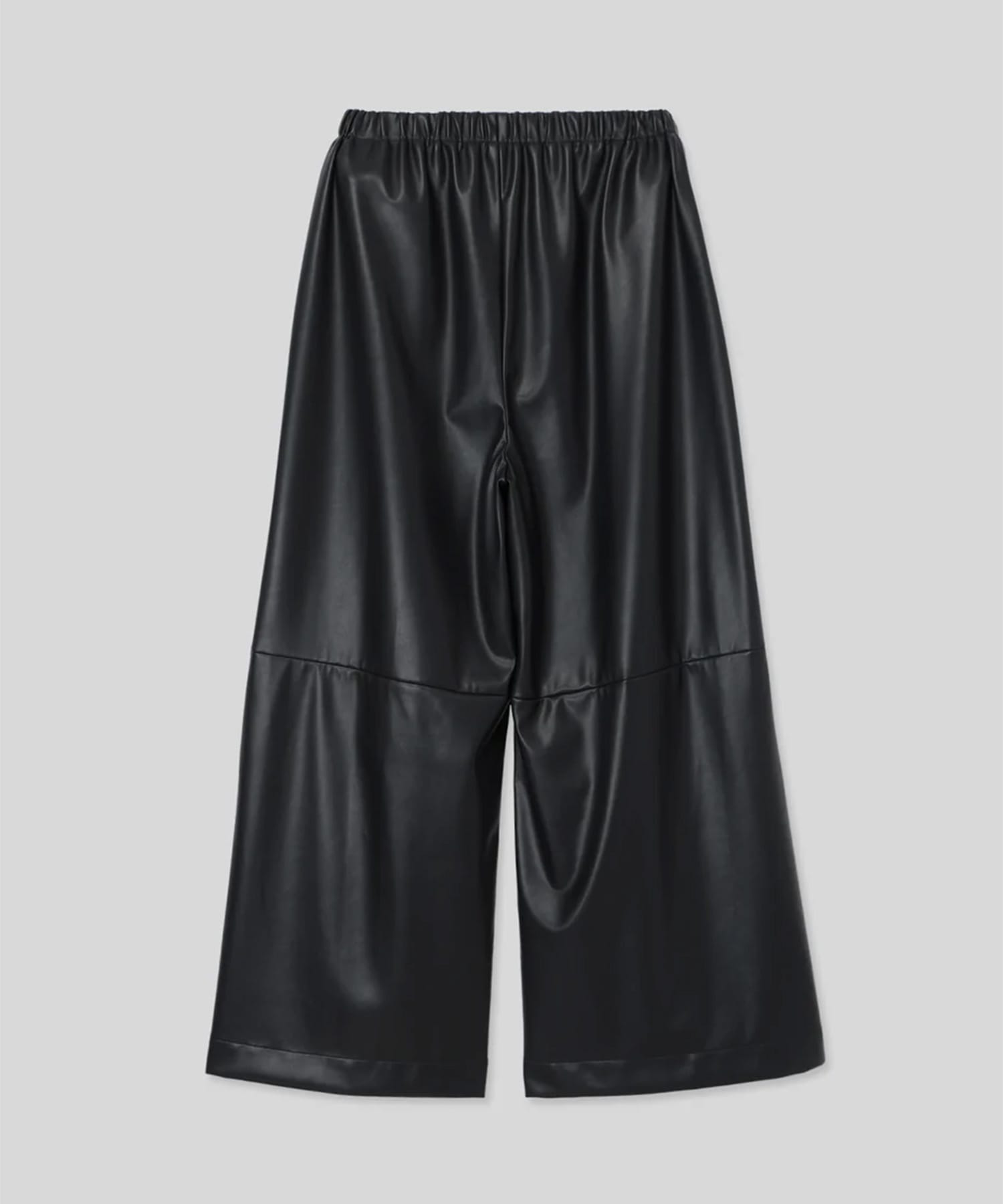 Synthetic Leather Wide Trousers IIROT