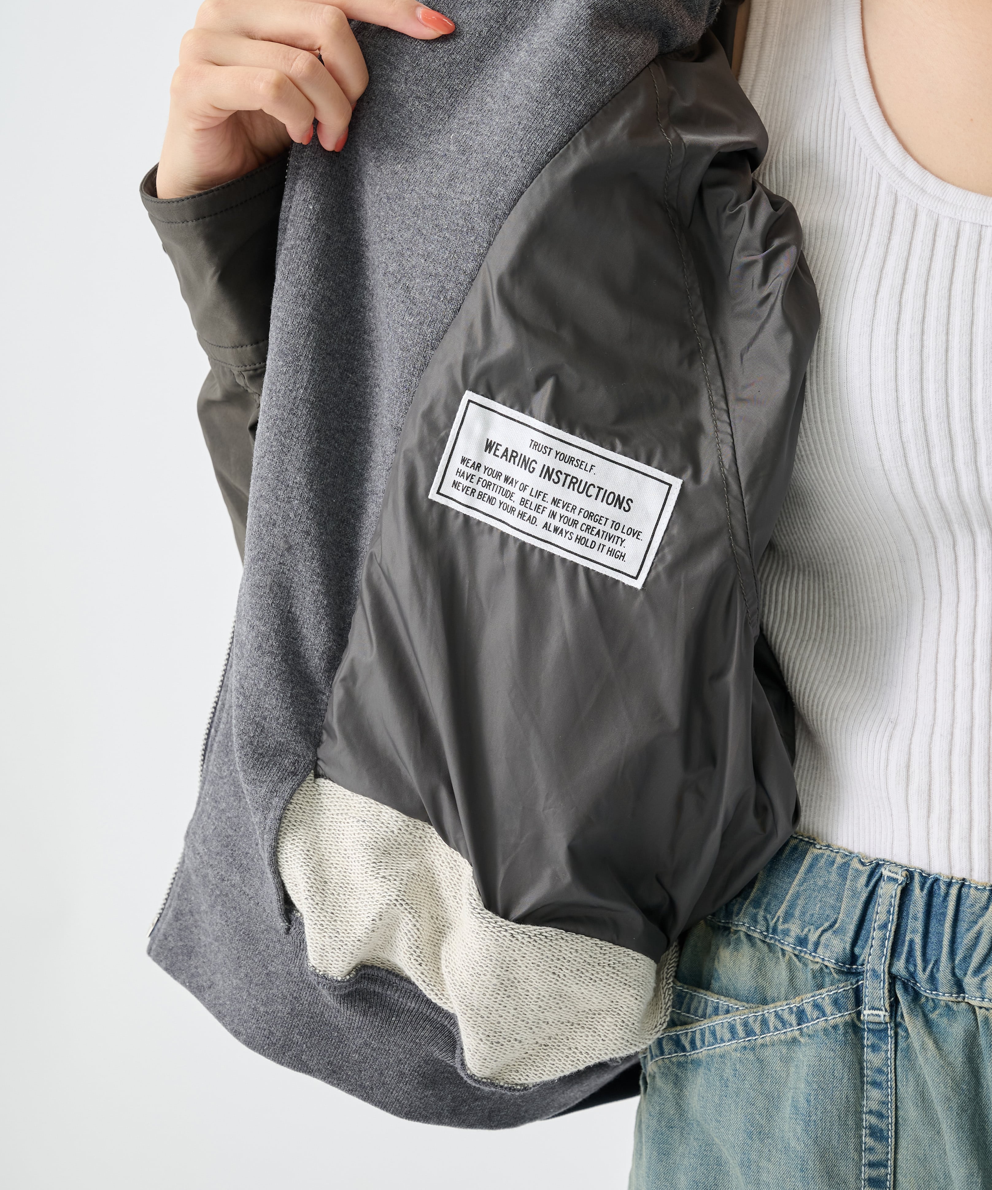 THREE LAYERED BONBER JACKET Maison MIHARA YASUHIRO