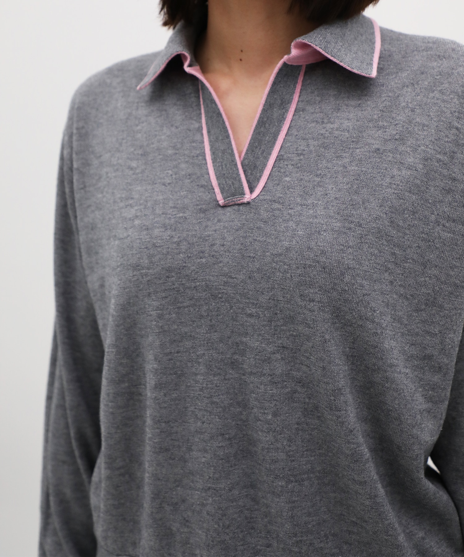 CASHMERE/SILK REVERSIBLE SKIPPER PULLOVER THE TOKYO