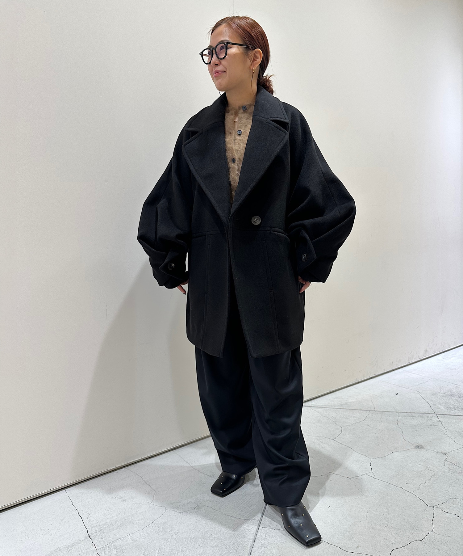 WRAP CUFF OVER COAT OMMO