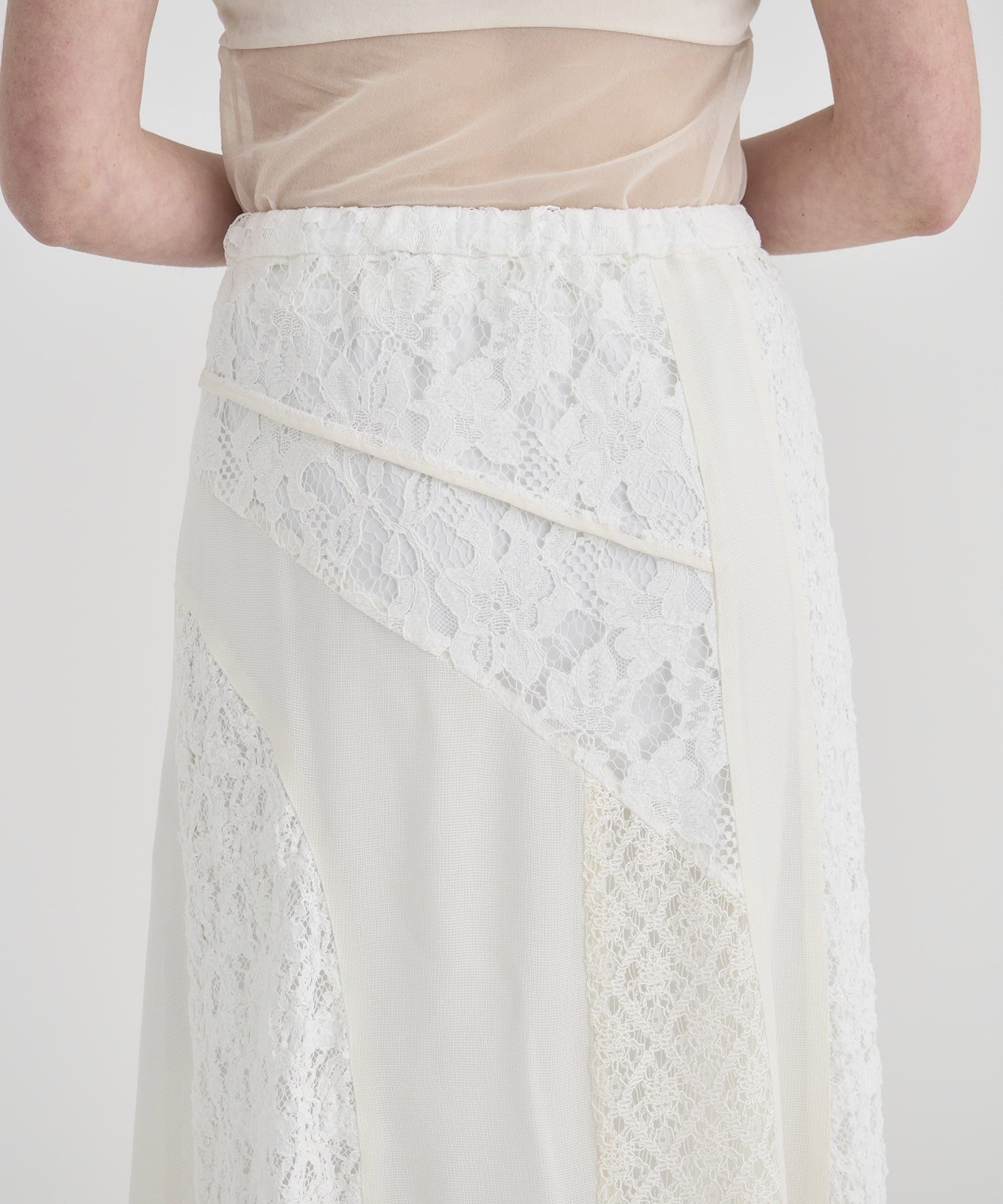 Slant Asym Lace Skirt RITAN