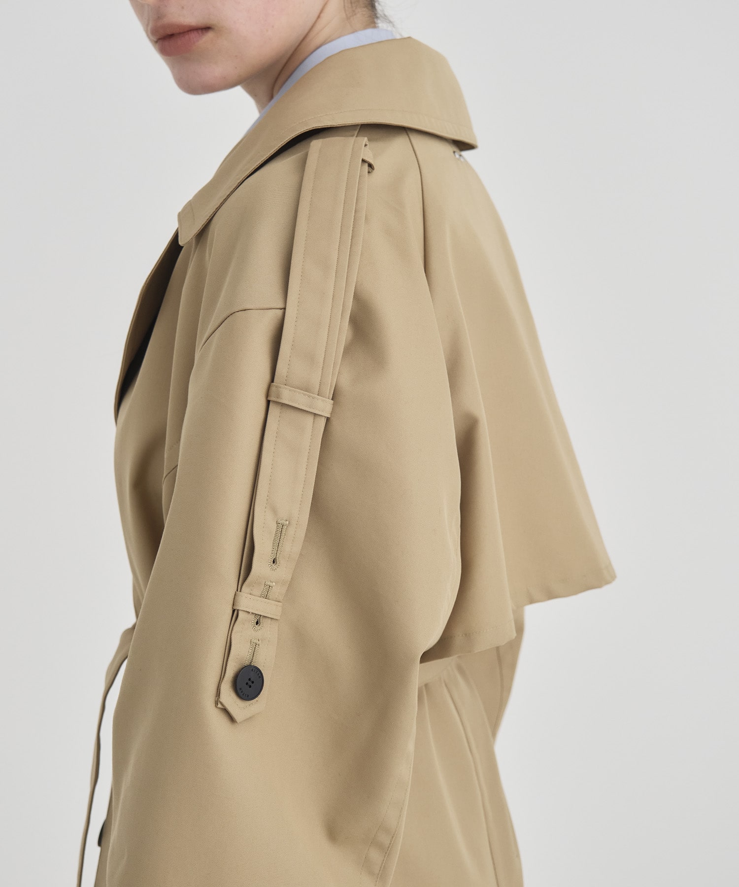 Wide Lapel Trench Coat RITAN