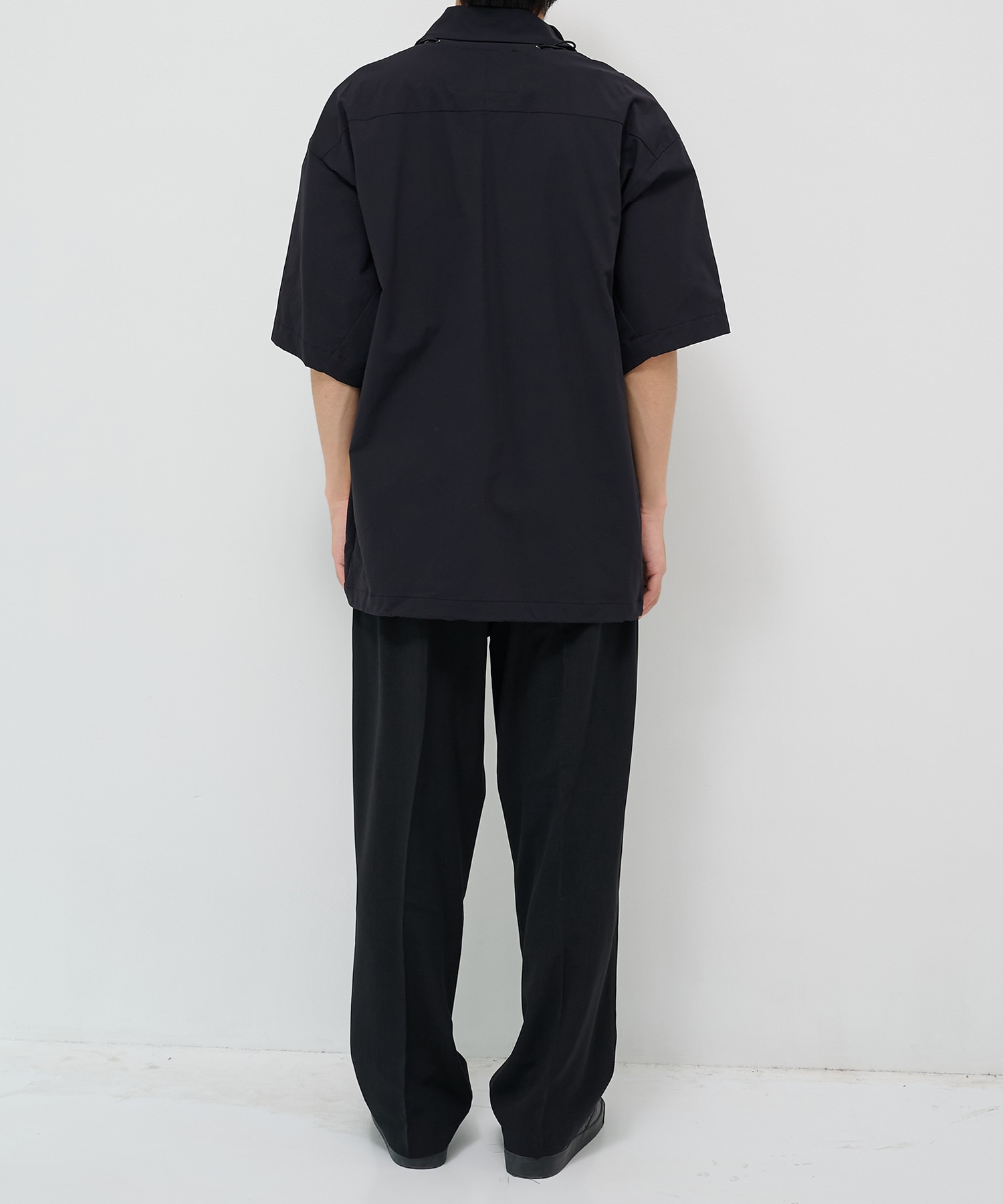 【エヌハリウッド】9261-SH51-004 DRAWSTRING SHIRT N.HOOLYWOOD