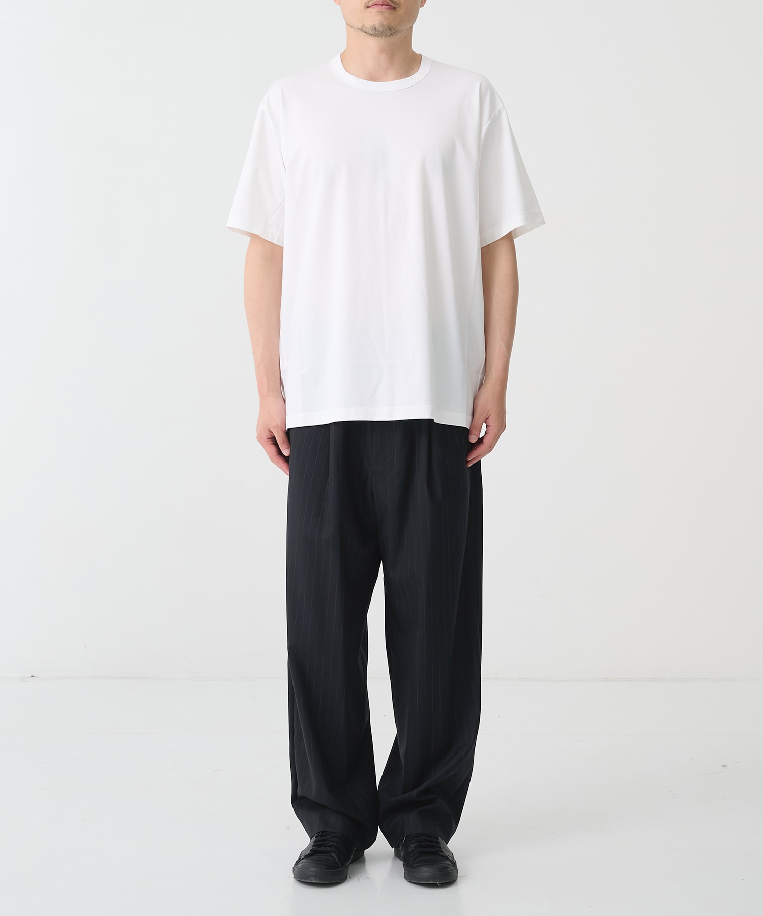 もう、焦らない。汚れにくい」SOLOTEX Jersey S/S T-Shirts(44 WHITE