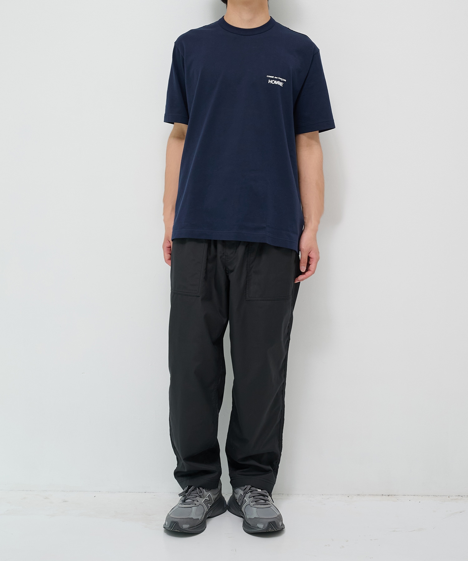 【コムデギャルソンオム】綿天竺 製品プリント S/S Tee COMME des GARCONS HOMME