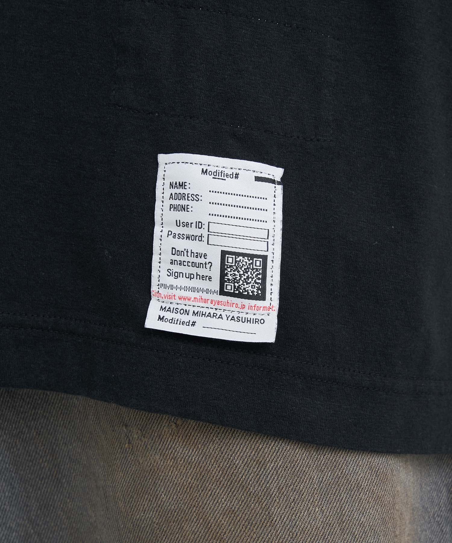 DOG PRINTED TEE Maison MIHARA YASUHIRO