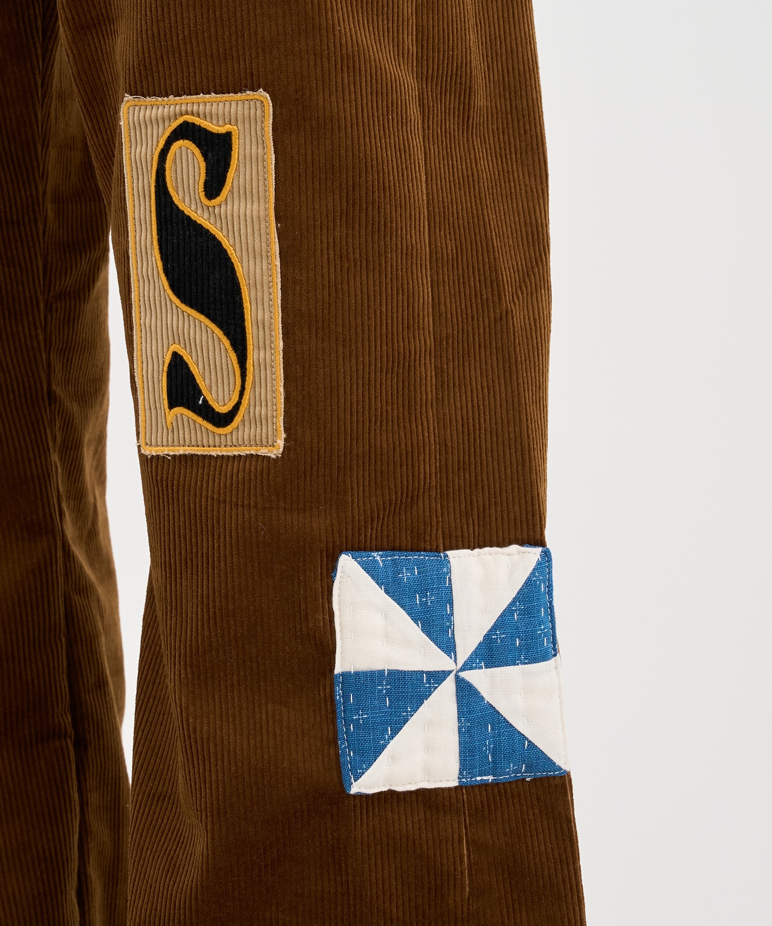 Embroidery-design pants | KHOKI