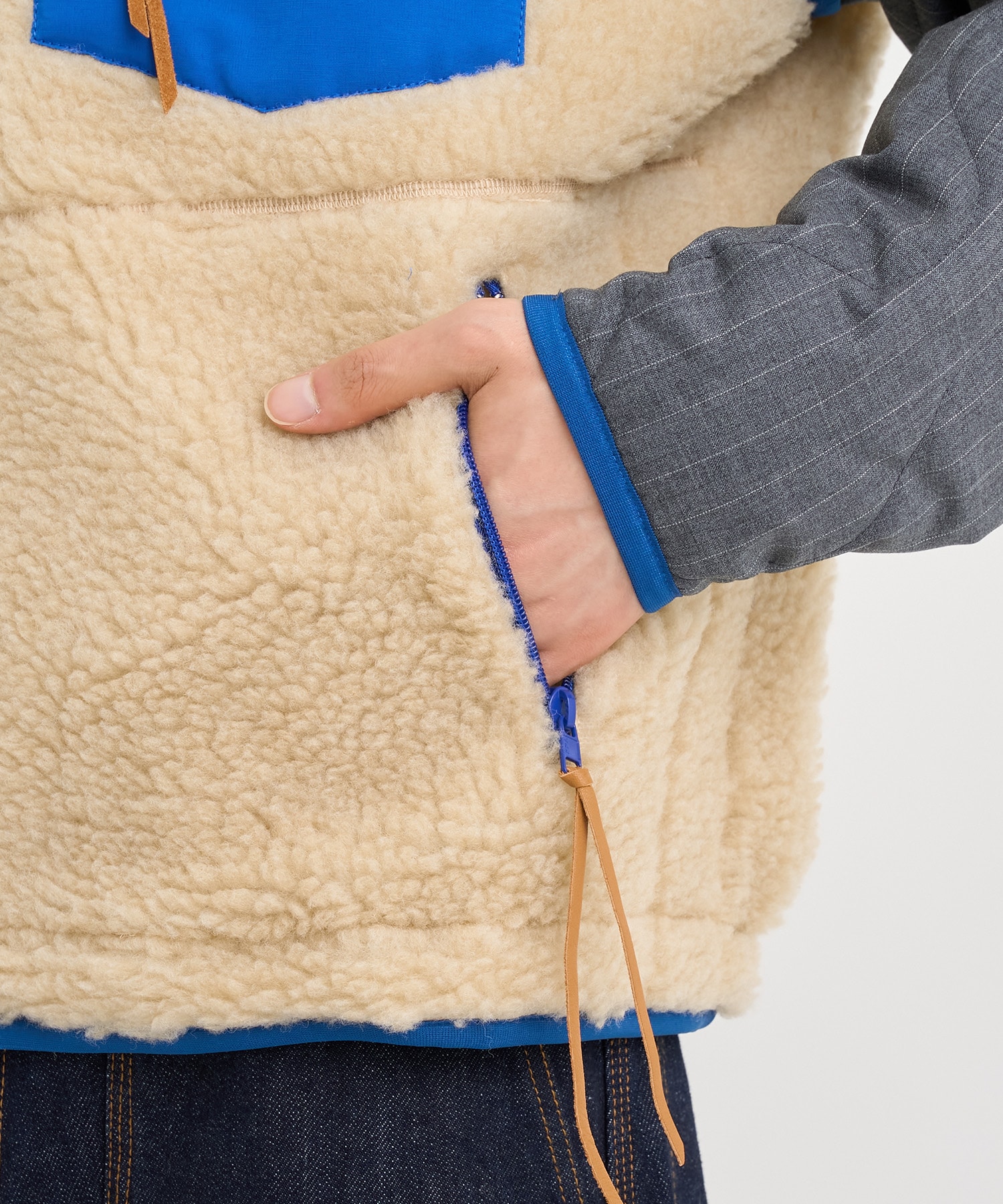 Freece-texture jacket 