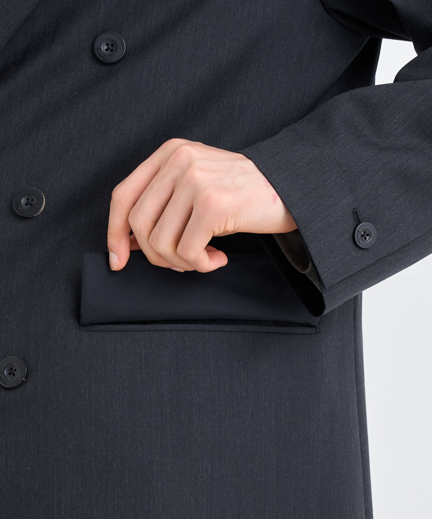 DOUBLE-BREASTED CHESTER COAT IRENISA