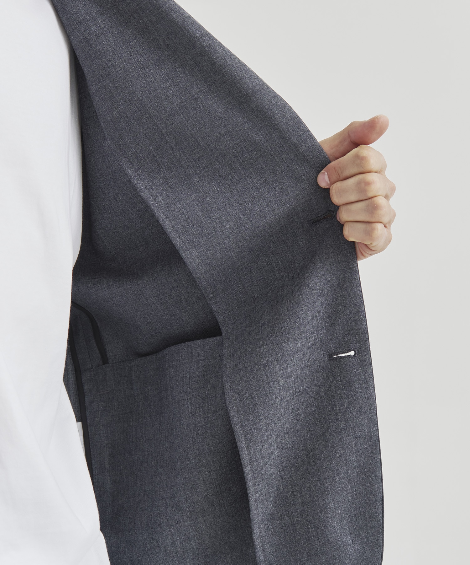 WOOL TORPICAL TAILORED JACKET ATON