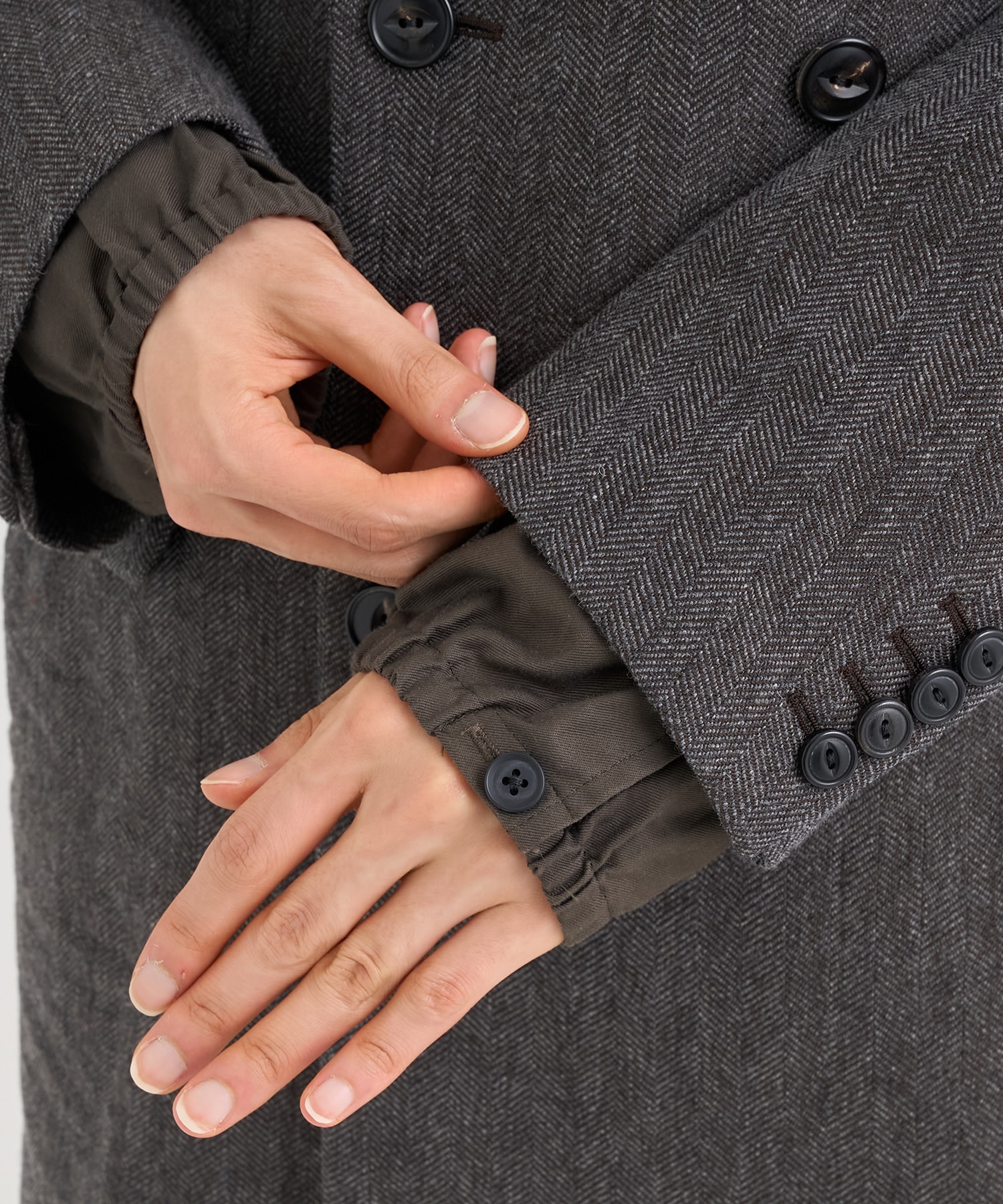 25WCM-J02105 TWEED JACKET kolor