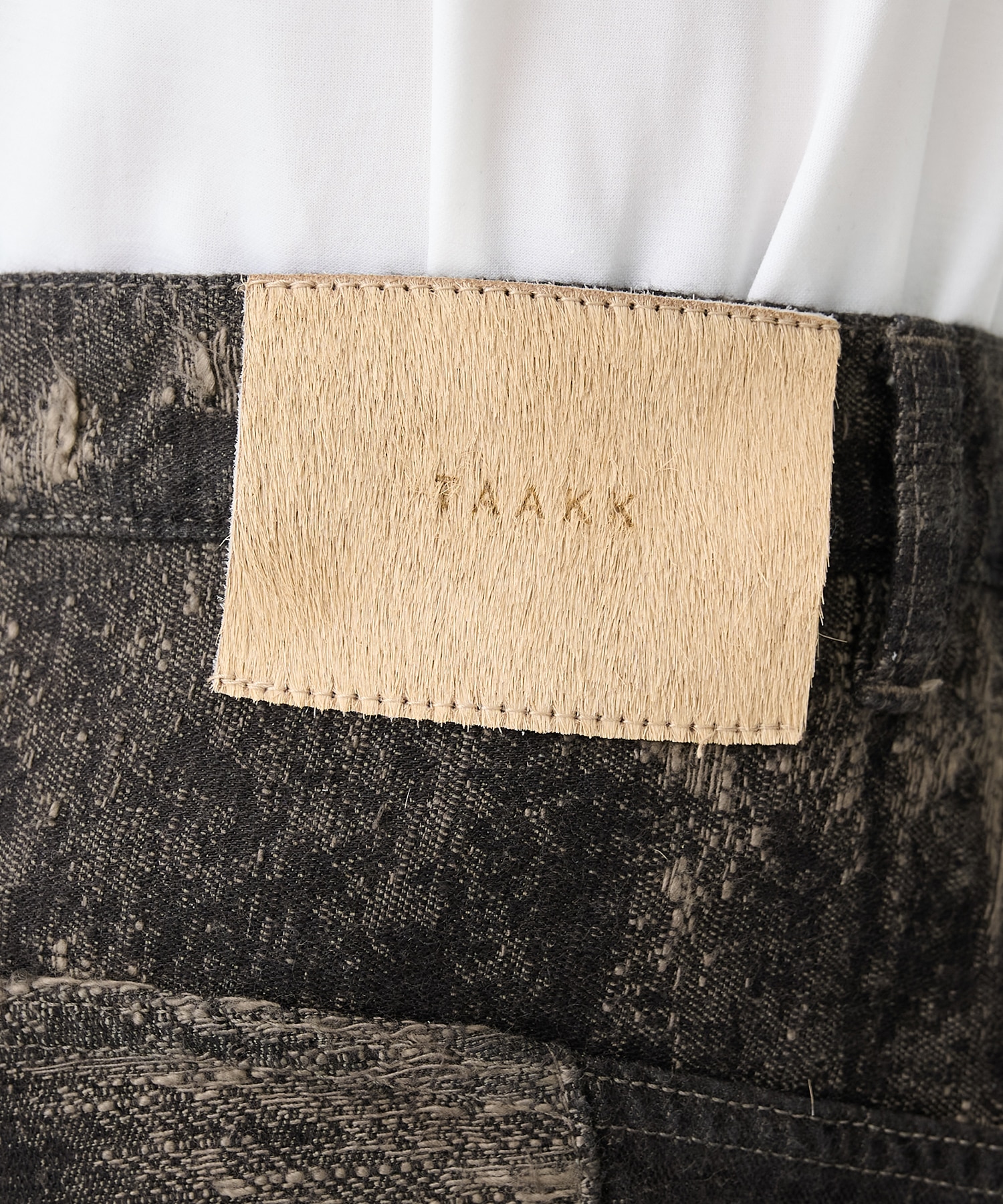 【ターク】TA26AW-PT035 DENIM CURVED PANTS TAAKK