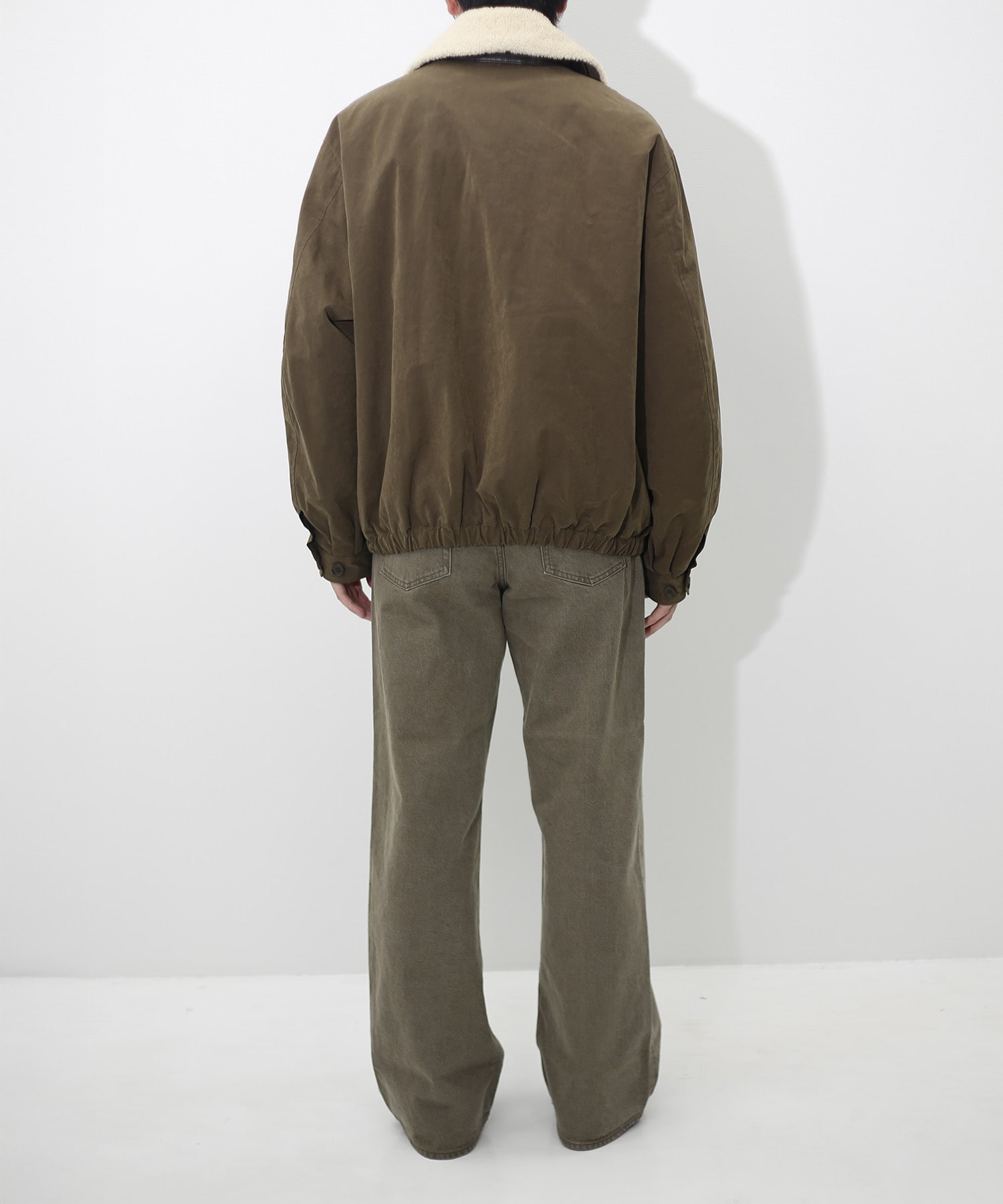 【シュタイン】ST.1576 DETATCHABLE COLLAR RESIN-FINISH COTTON JACKET ssstein