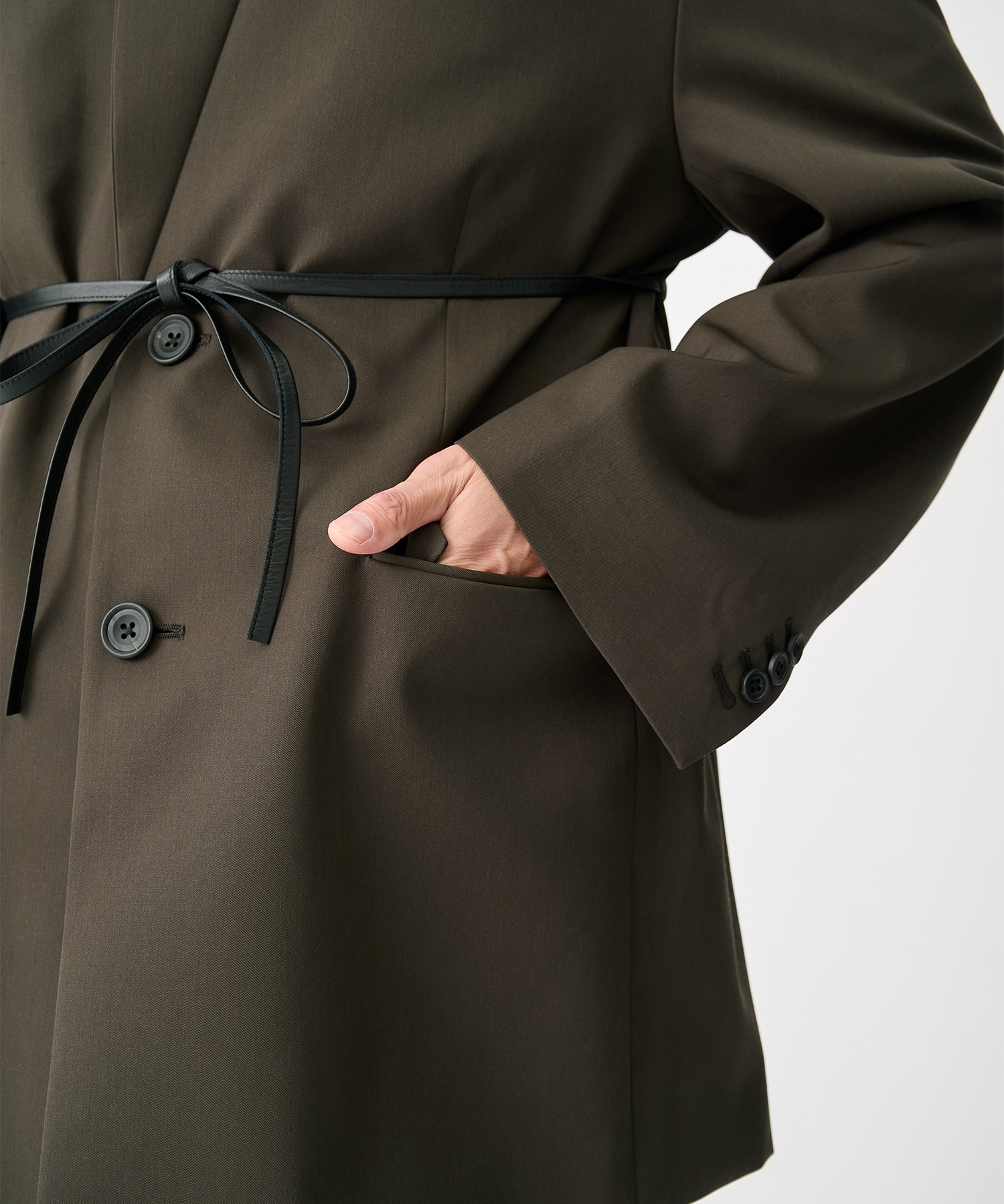 【シュタイン】ST.1588 OVERSIZED SINGLE BREASTED LONG JACKET ssstein
