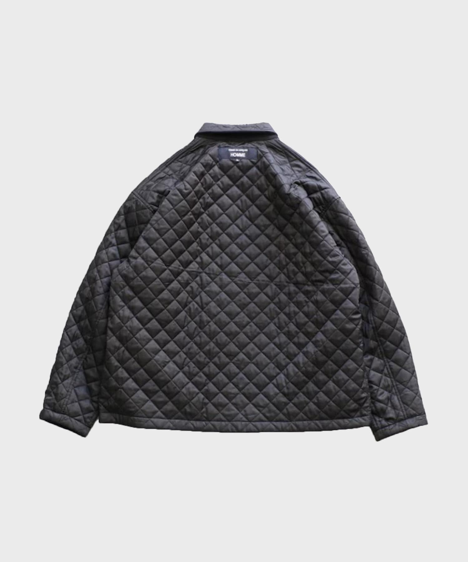 【コムデギャルソンオム】HR-J024-051 Wool Light Shaggy×Cupro Twill Quilting Reversib COMME des GARCONS HOMME