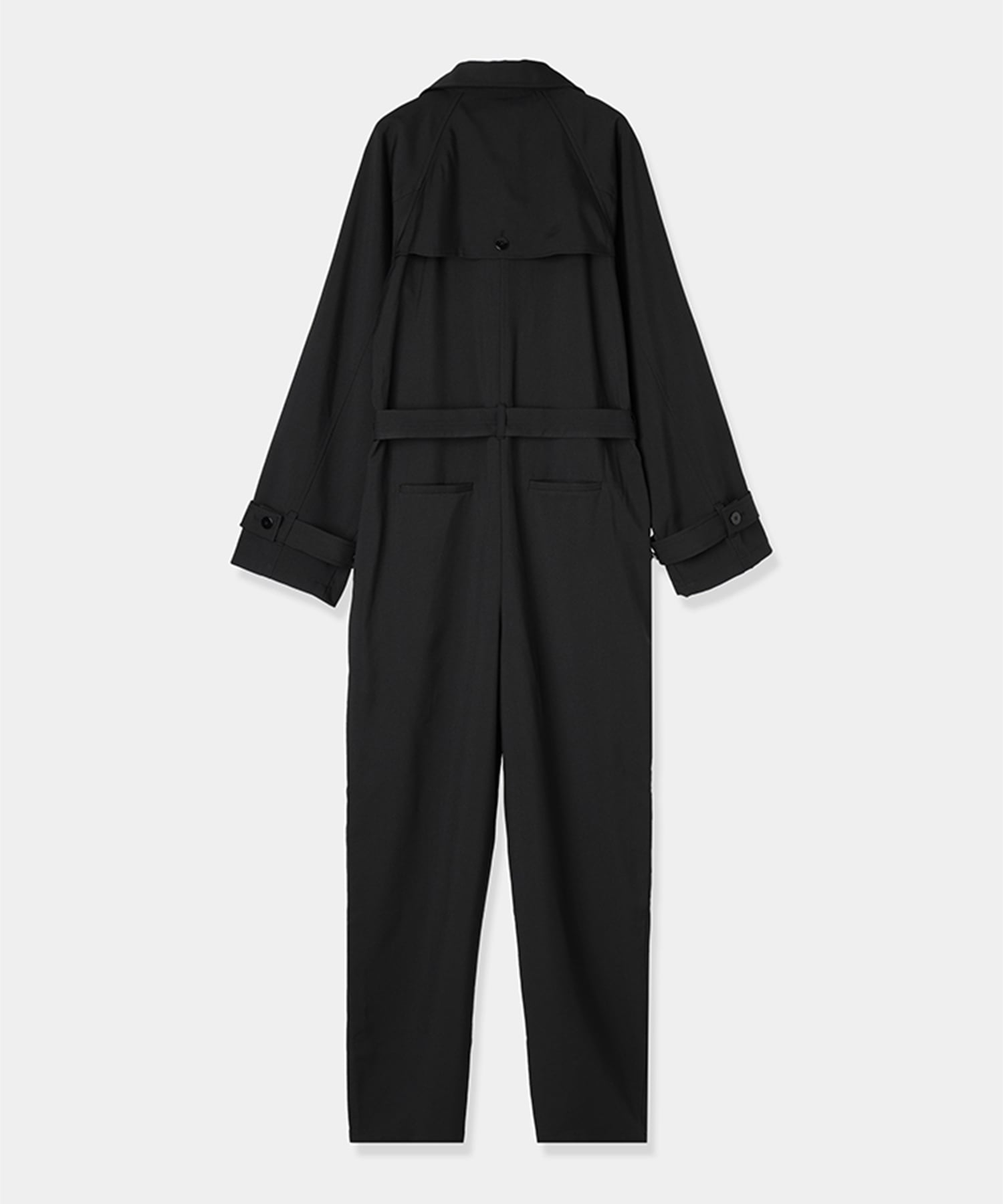 trench collar jumpsuit Louren