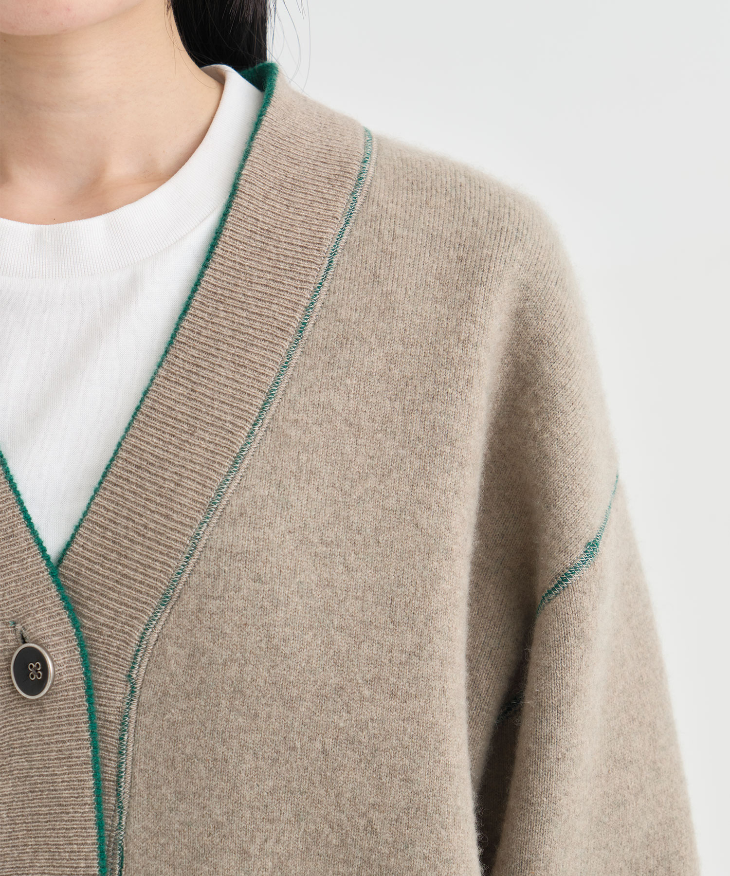 CASHMERE REVERSIBLE CARDIGAN THE TOKYO