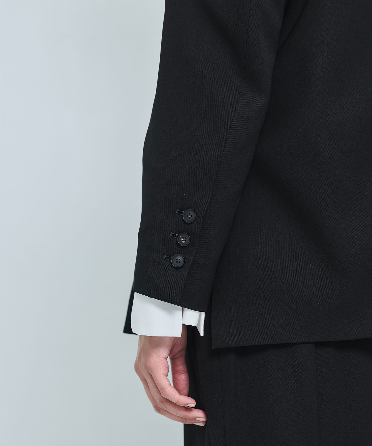 WIDE-SHOULDER DOUBLE JACKET ENFOLD