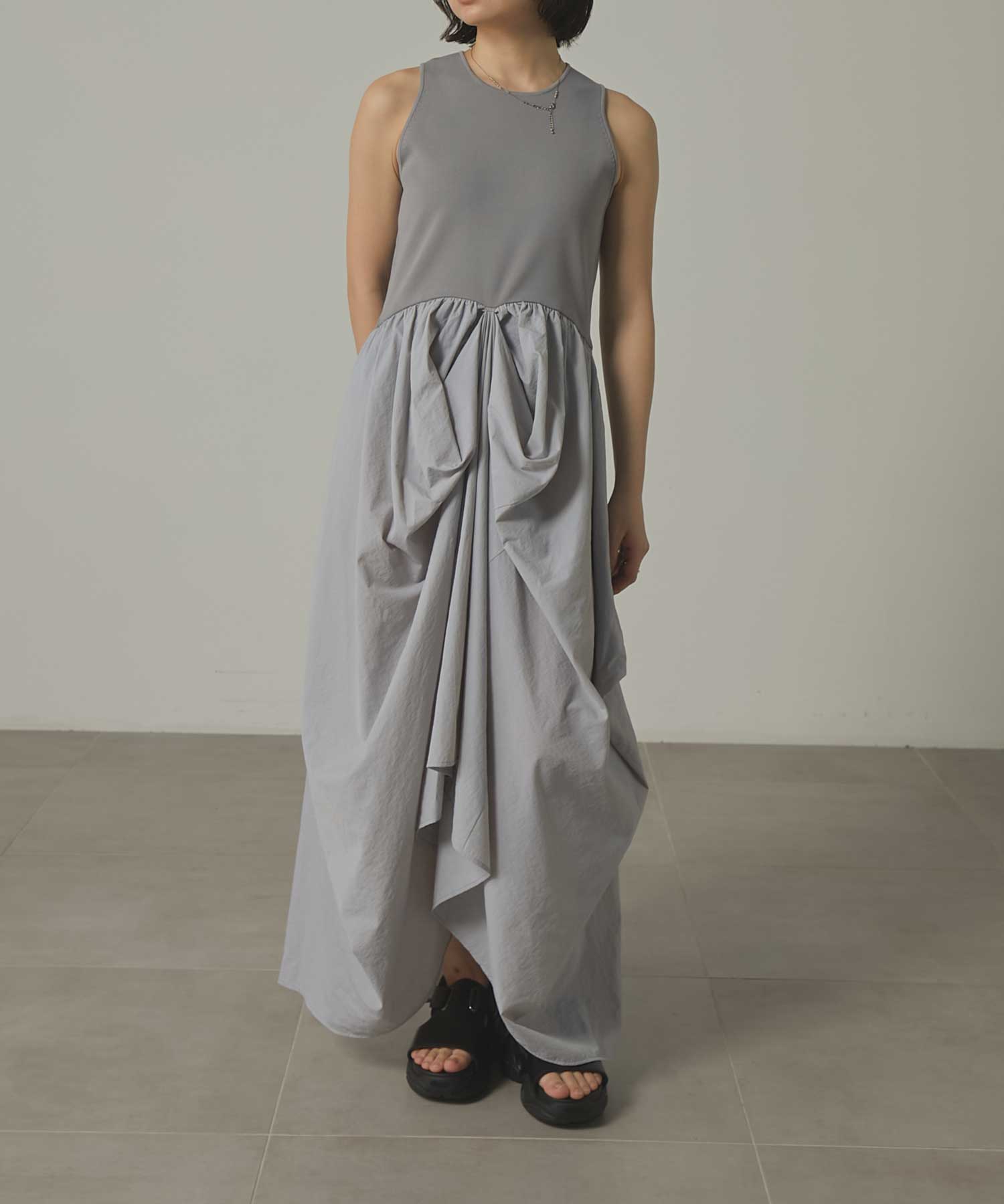 別注 docking coccon dress Louren