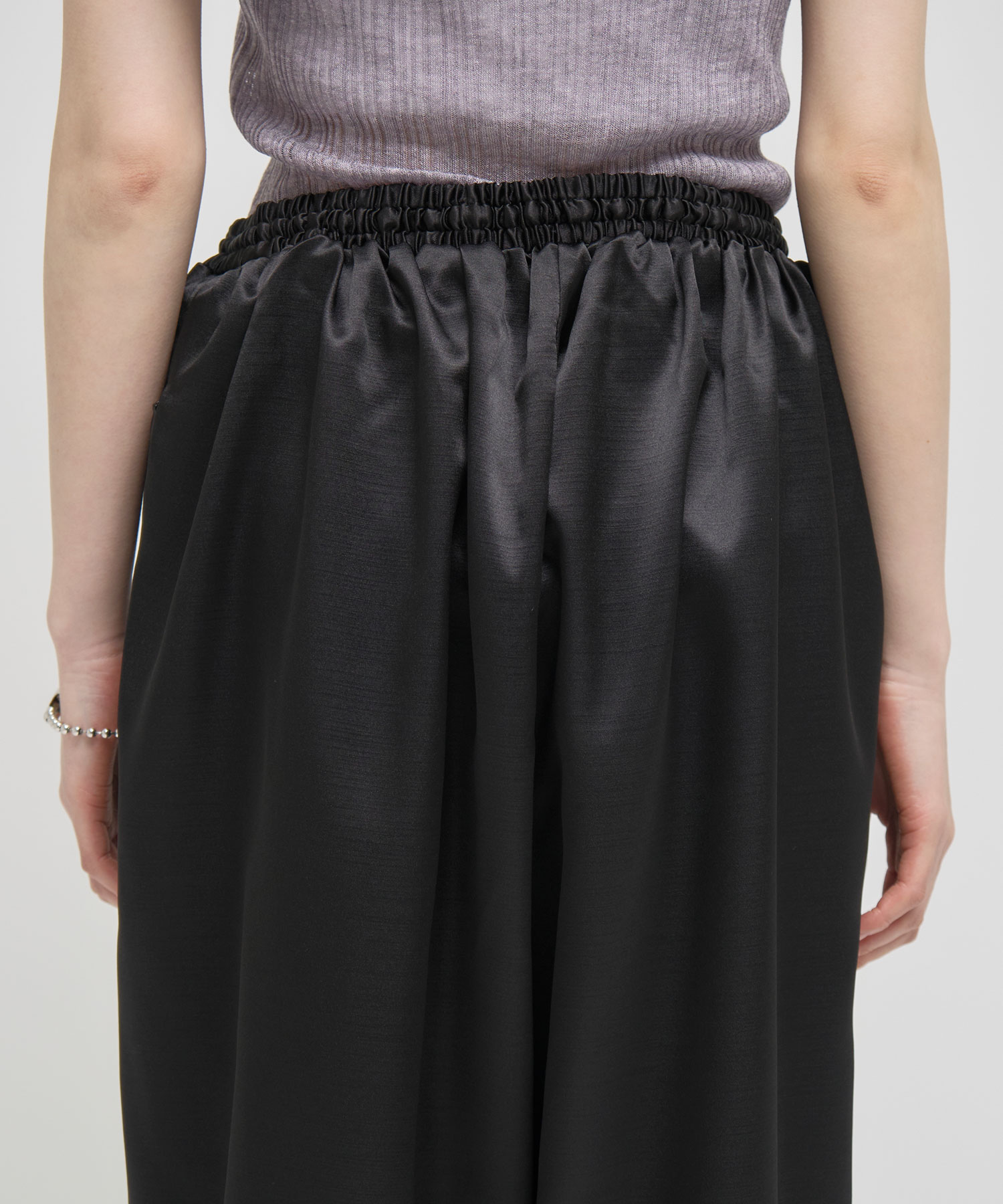 【WEB限定】shantung easy pants Louren