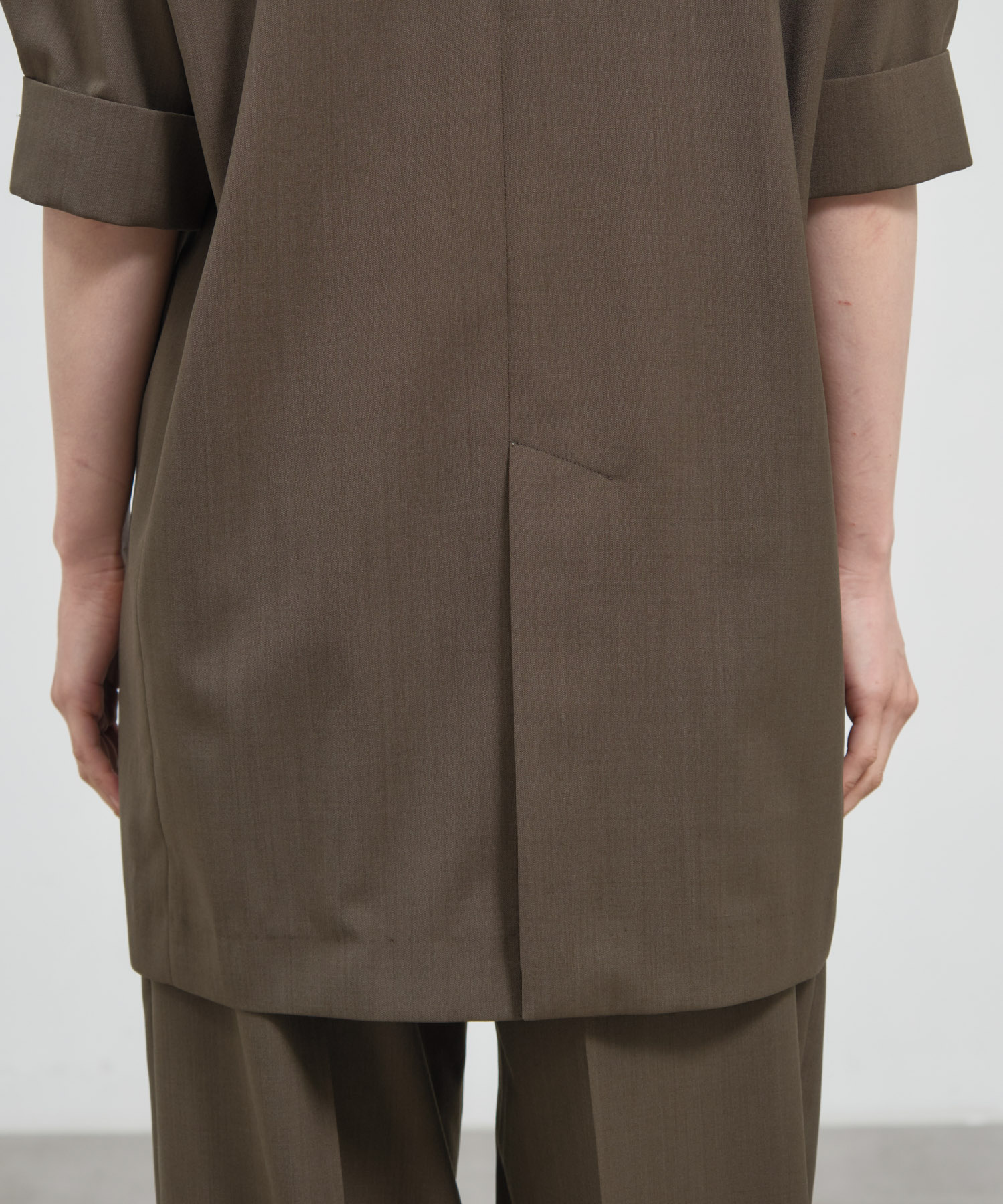 Harf Sleeve Collarless Jacket THE TOKYO