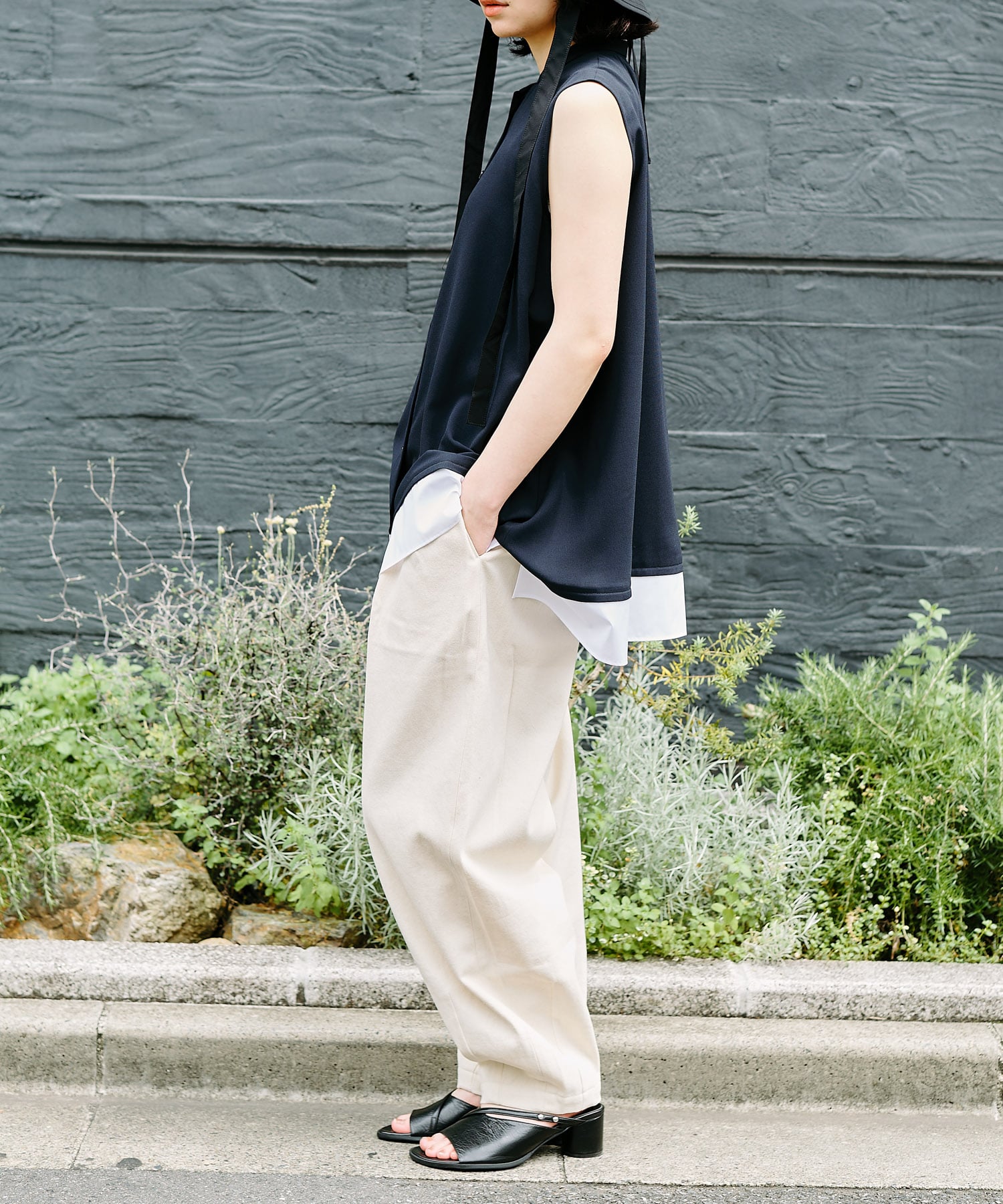 LAYERED A-LINE TANK-TOPS ENFOLD