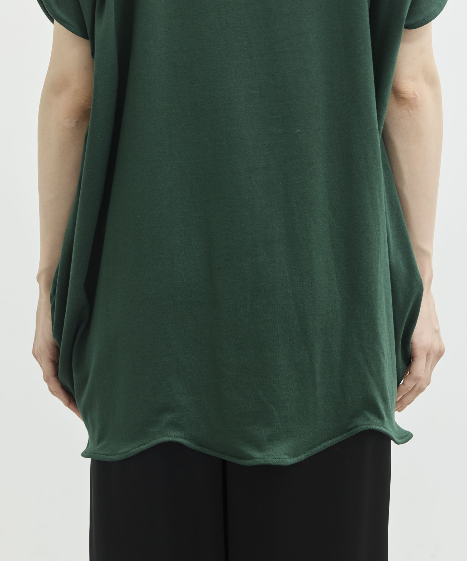 SCALLOP WIDE T-SHIRT ENFOLD