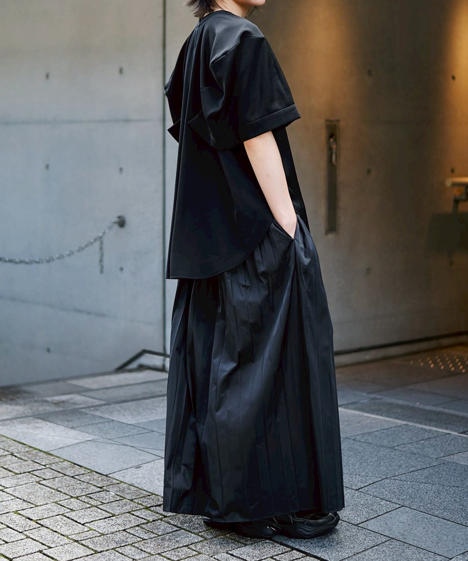 WING-SLEEVES PULLOVER ENFOLD