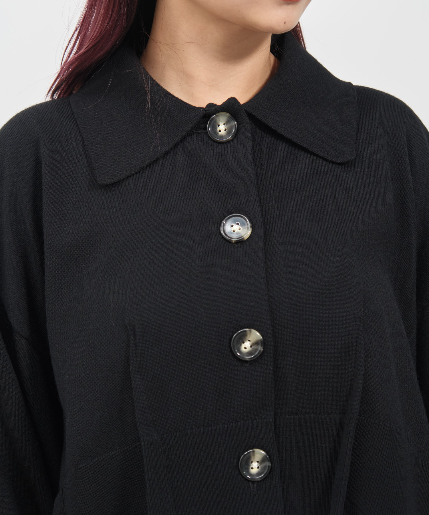 FAKE-LAYERED CARDIGAN ENFOLD